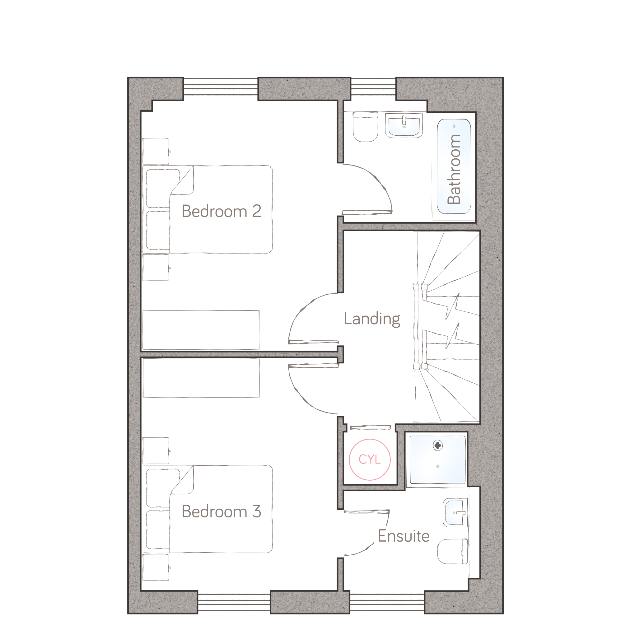 Plot 16 - Orchard Lane,, Primrose Fields, Appledore, Bideford floorplan