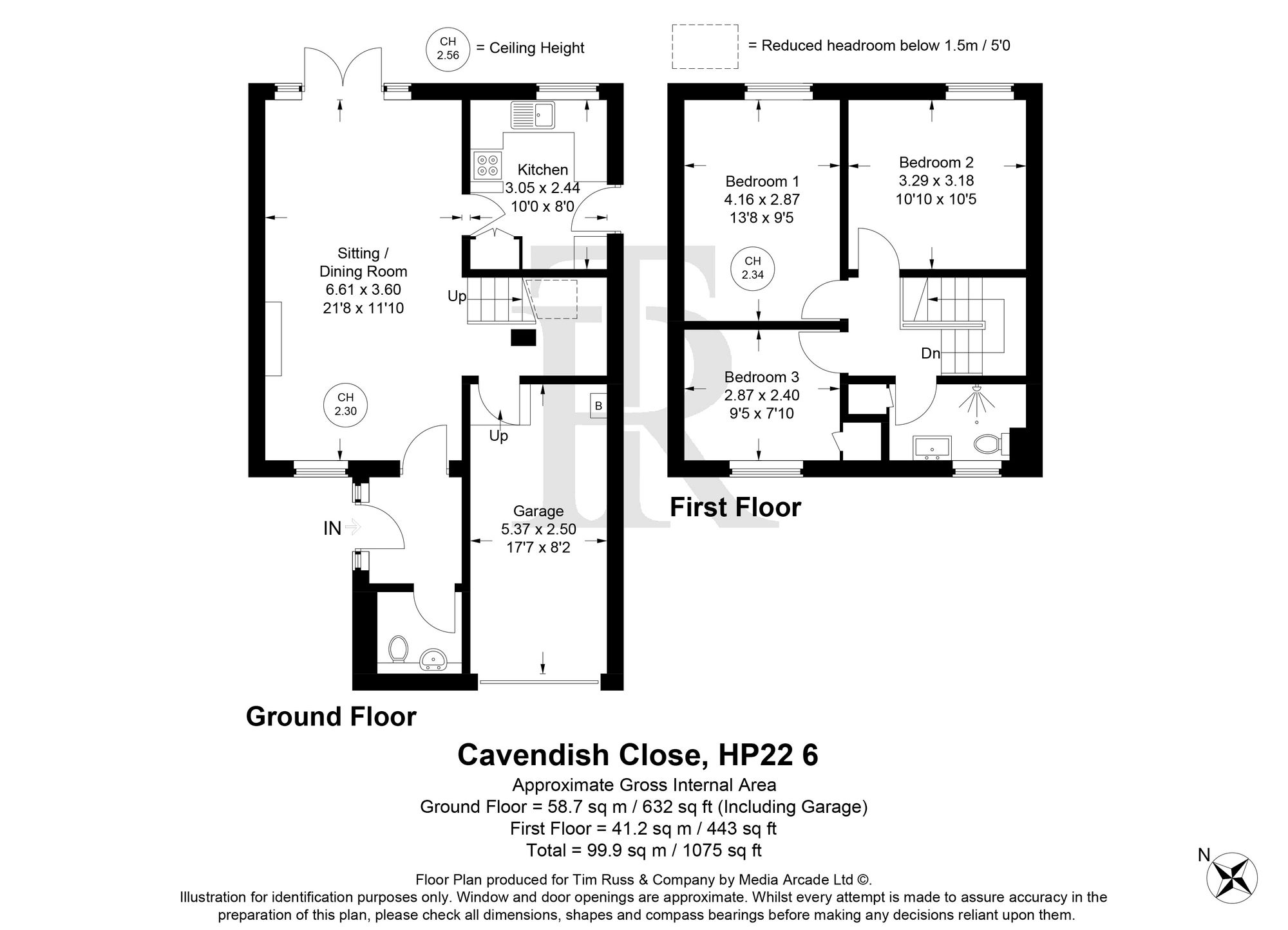 3 Cavendish Close, Aylesbury floorplan