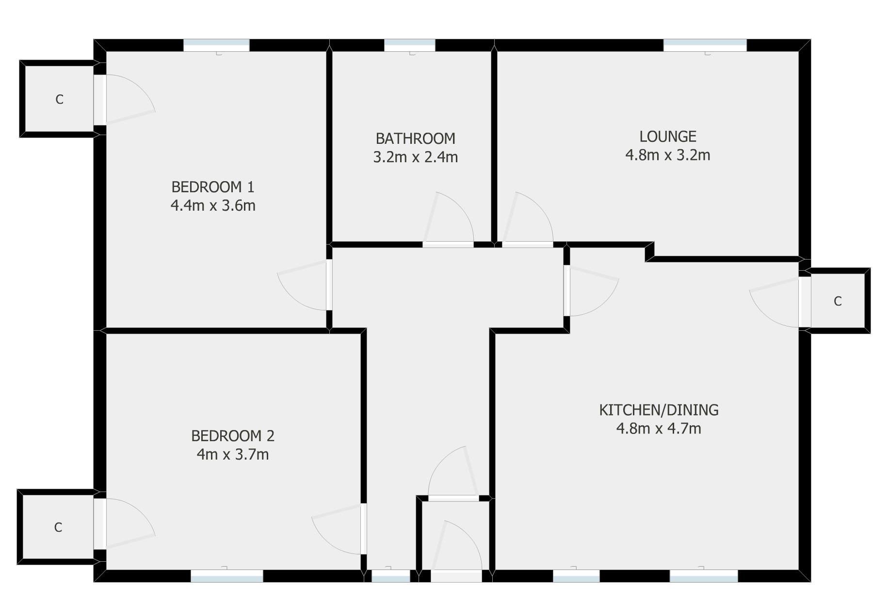 1/2, 10, Duntreath Terrace, Kilsyth G65, 2 bedroom flat for sale
