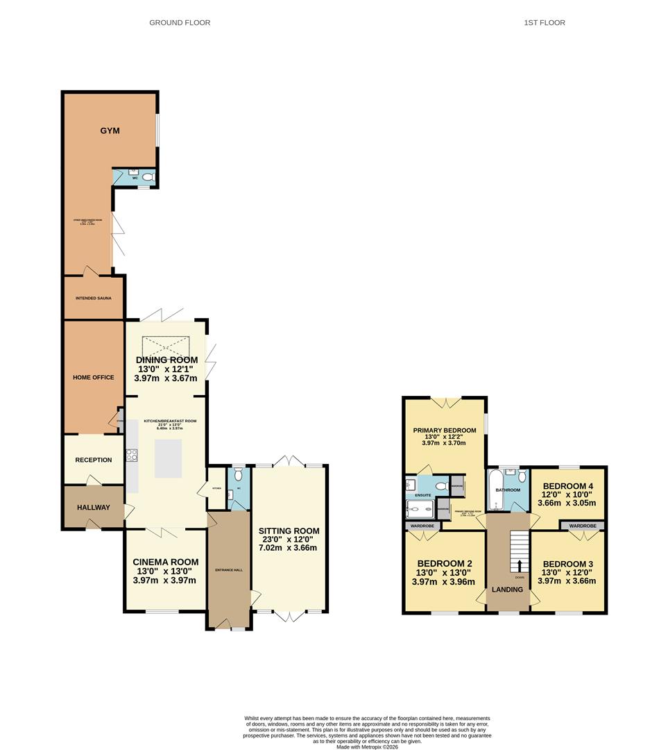 7, Parklands, Costessey floorplan