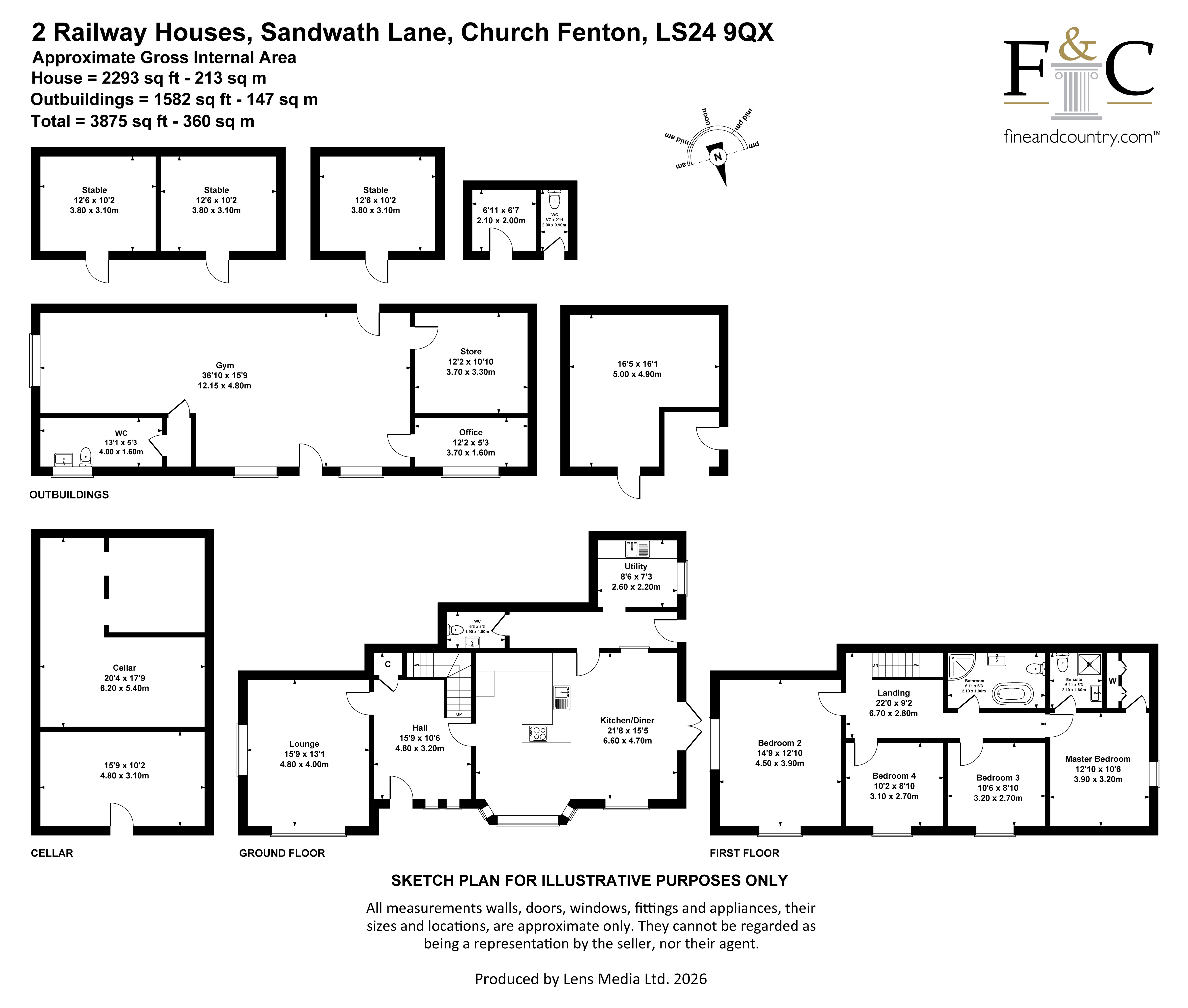 2 Railway Houses,, Sandwath Lane, Tadcaster floorplan