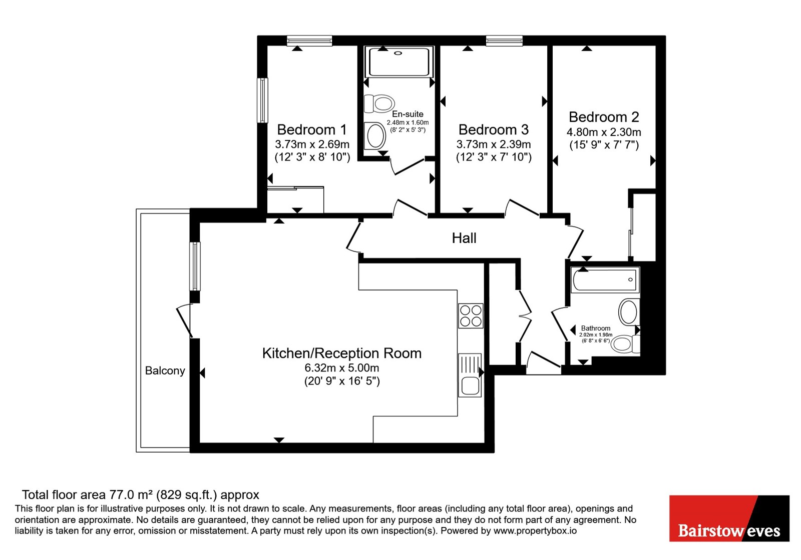 Flat 702 Ceram Court, 10, Seven Sea Gardens, London floorplan