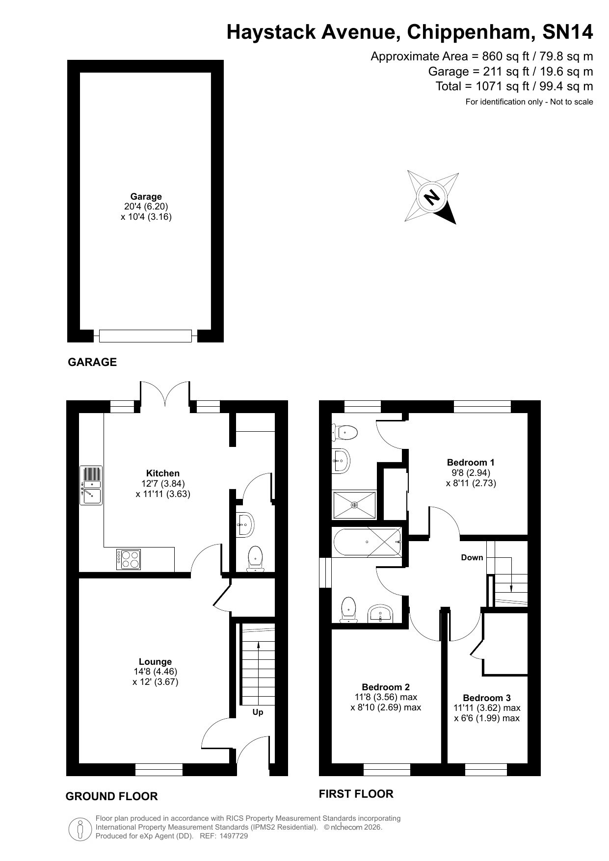 34 Haystack Avenue, Chippenham floorplan