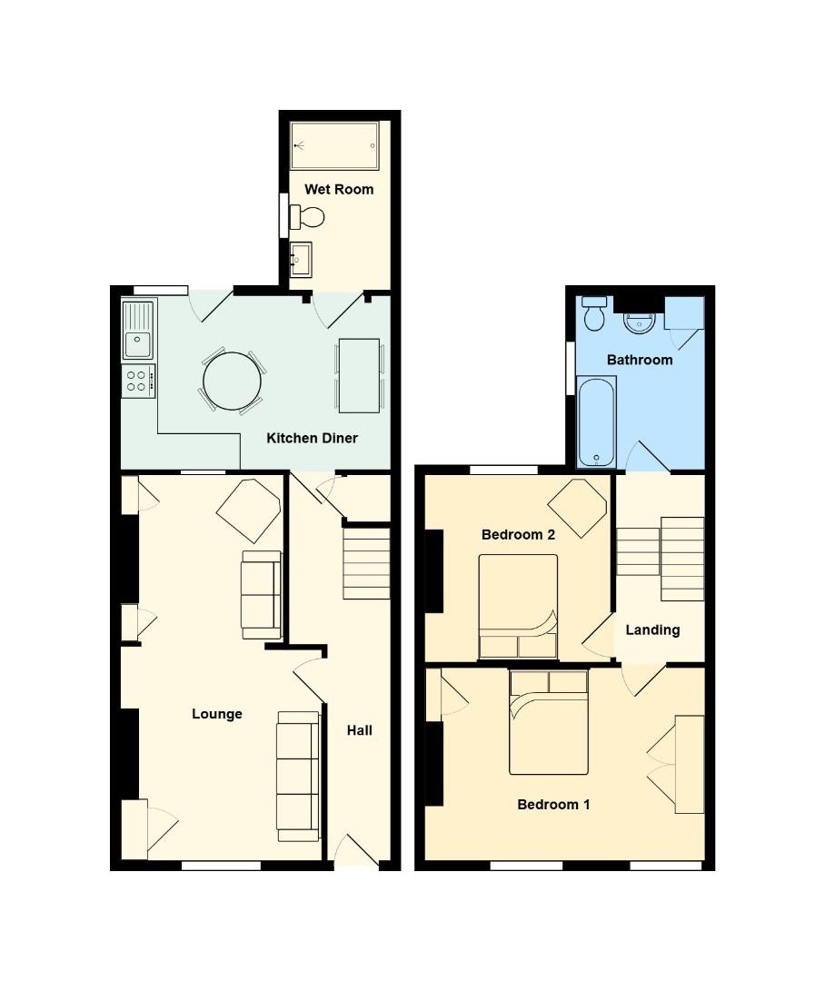 70, Glebe Street, Penarth floorplan