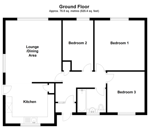 3 Bedrooms Detached bungalow for sale in Bromley Road, Seaford, East Sussex BN25