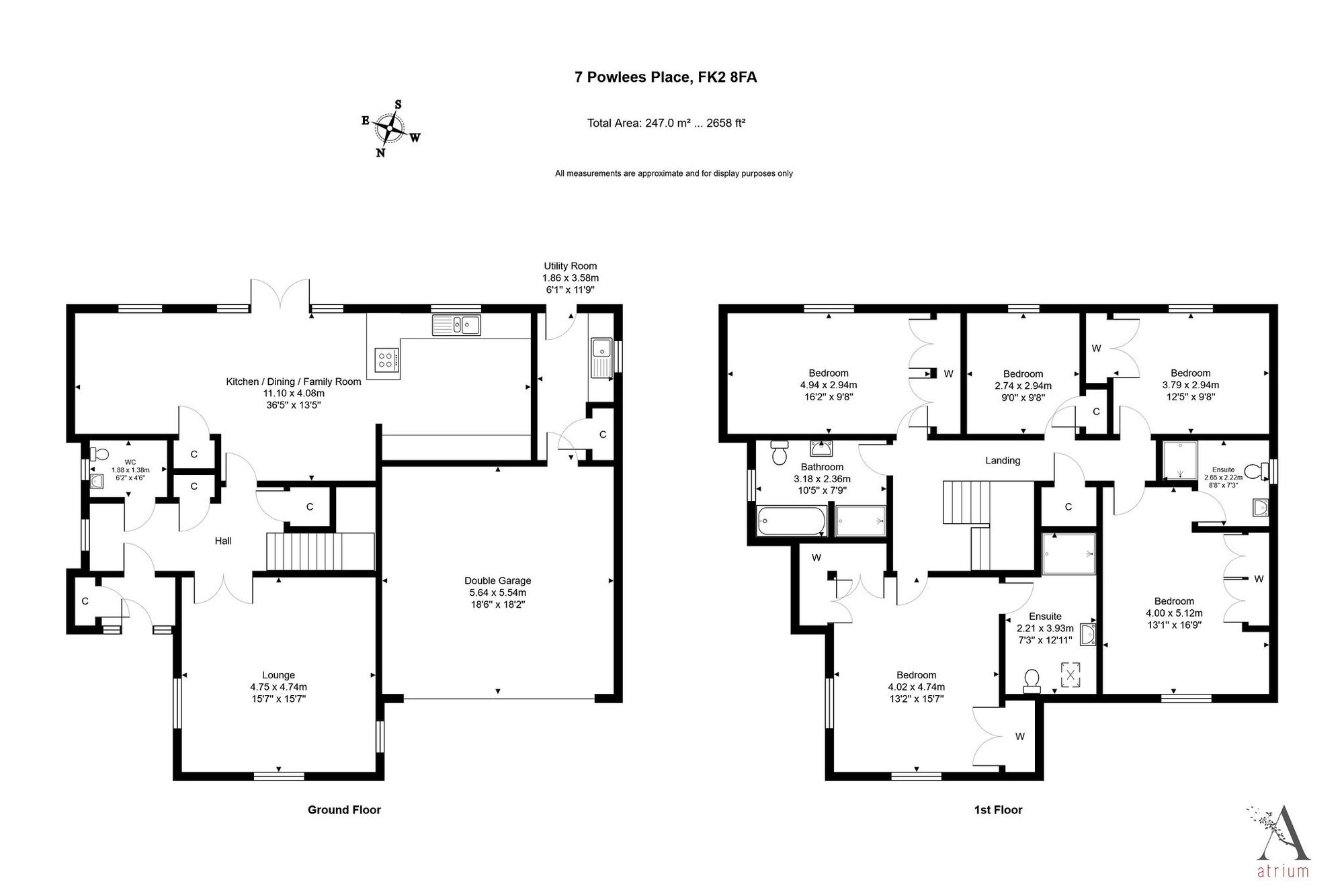 7 Powlees Place, Falkirk floorplan