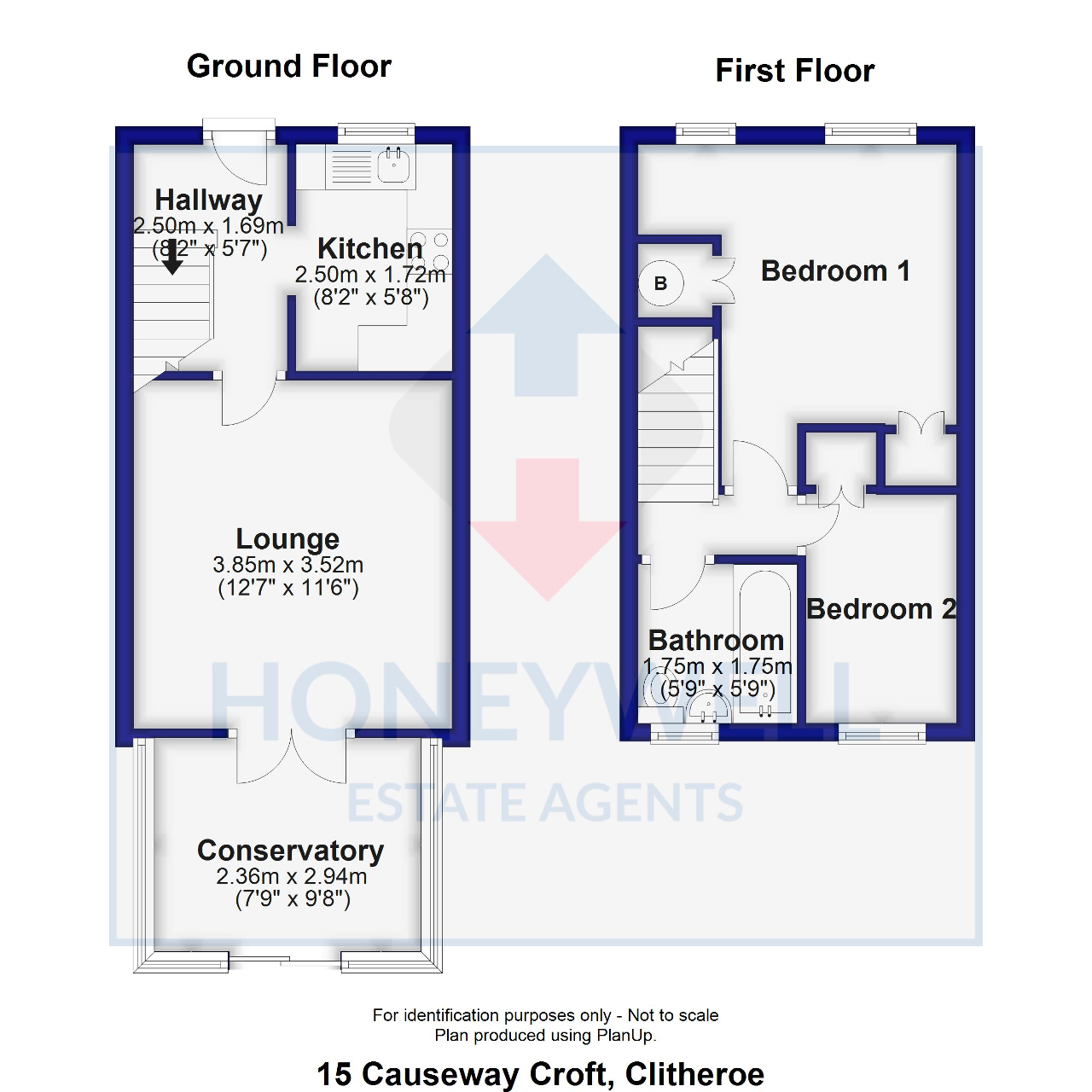 2 Bedrooms Town house for sale in Causeway Croft, Clitheroe BB7