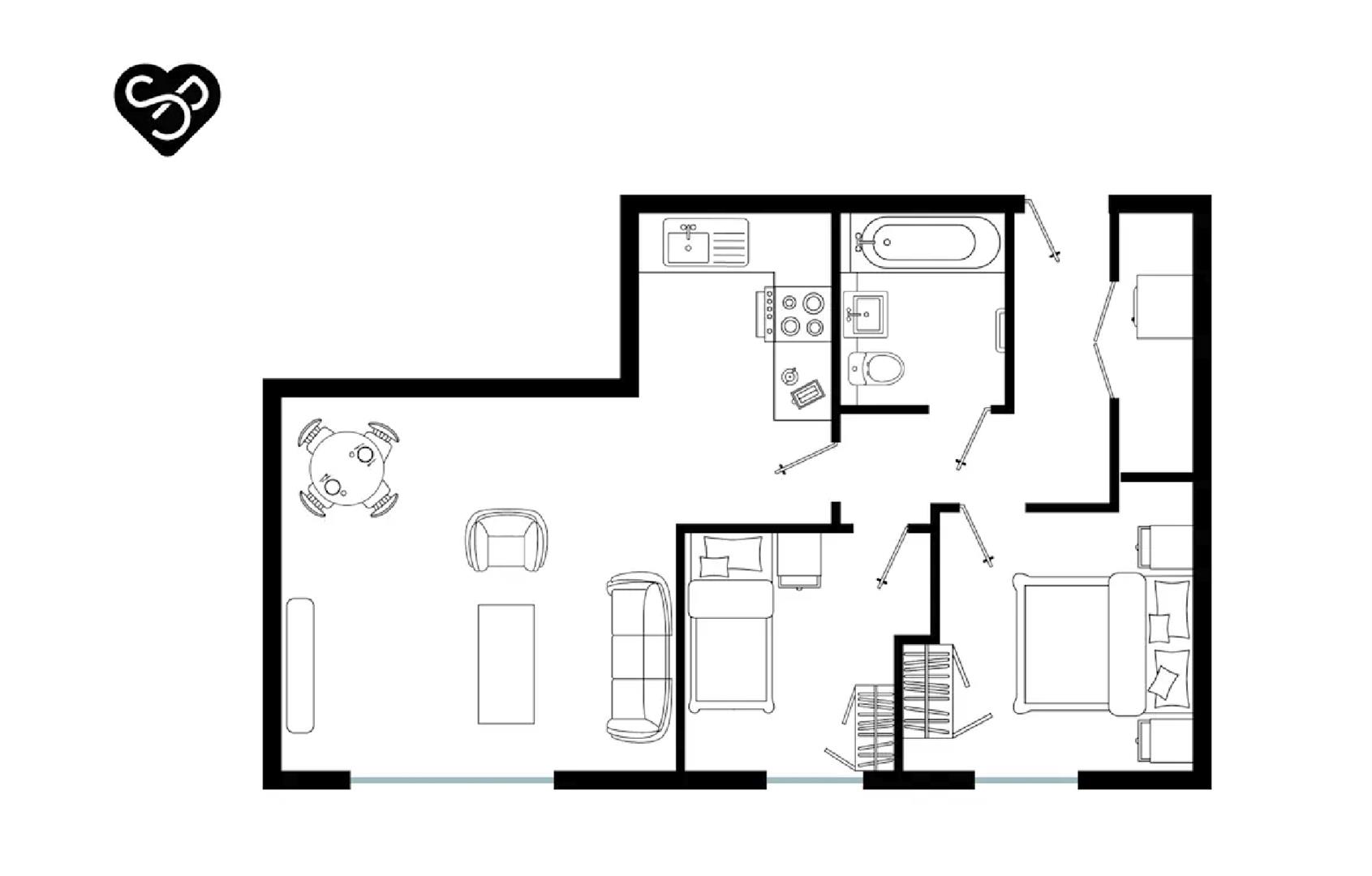 2457854, Sherborne Place, Birmingham floorplan