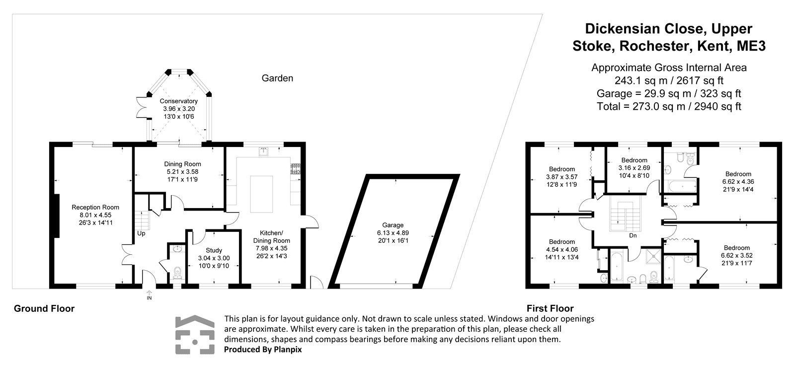 2, Dickensian Close, Rochester floorplan