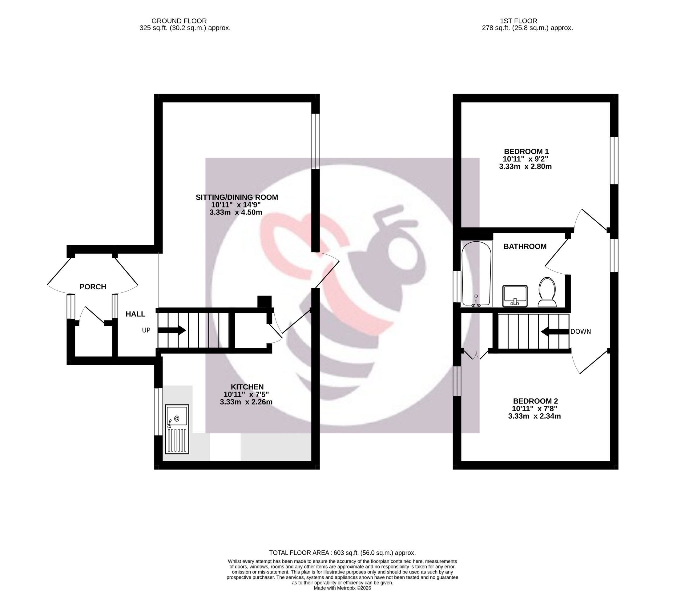 7 Ilex Close, Yateley floorplan