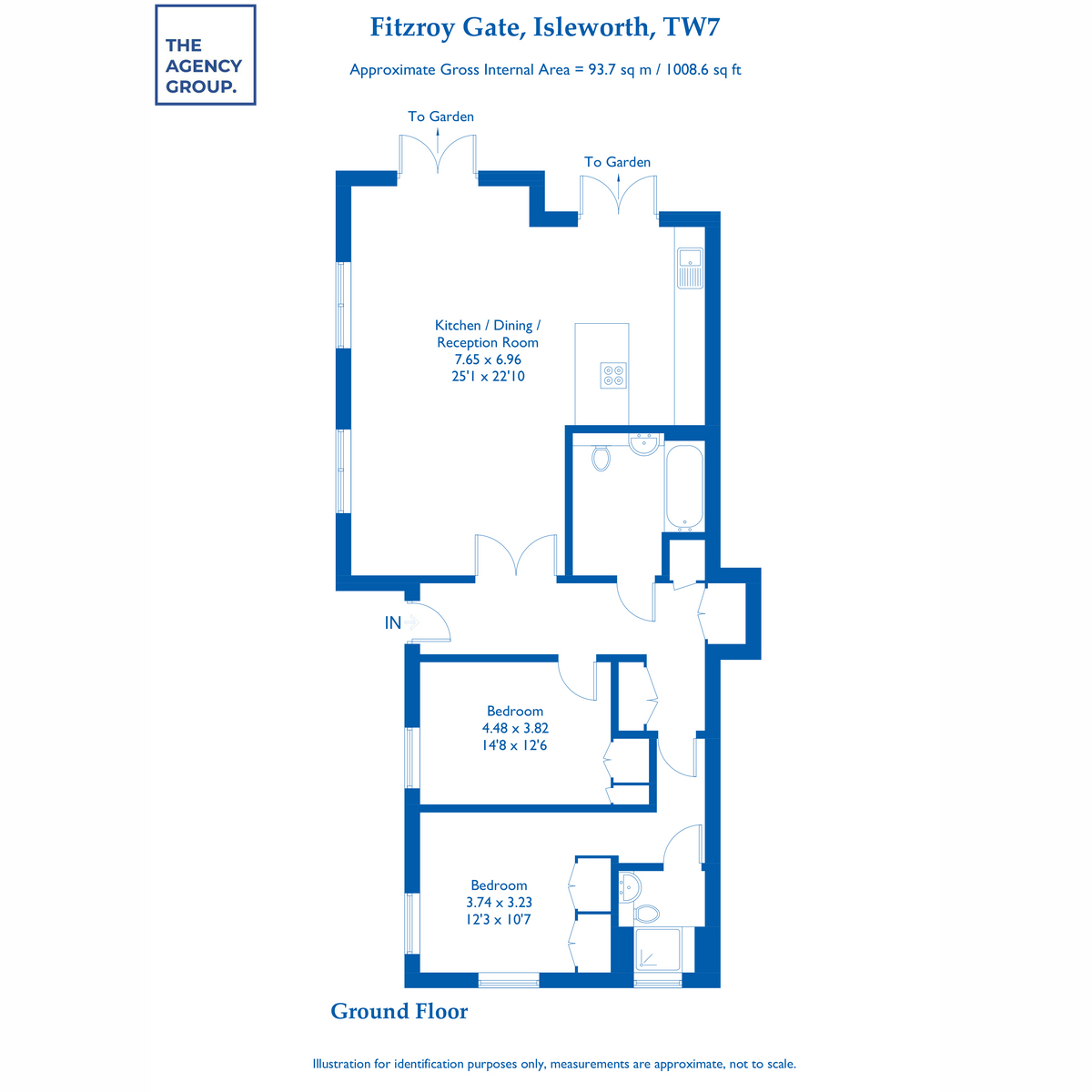 Flat Flat 1, Isabella Cooper House, Egerton Drive, Isleworth floorplan