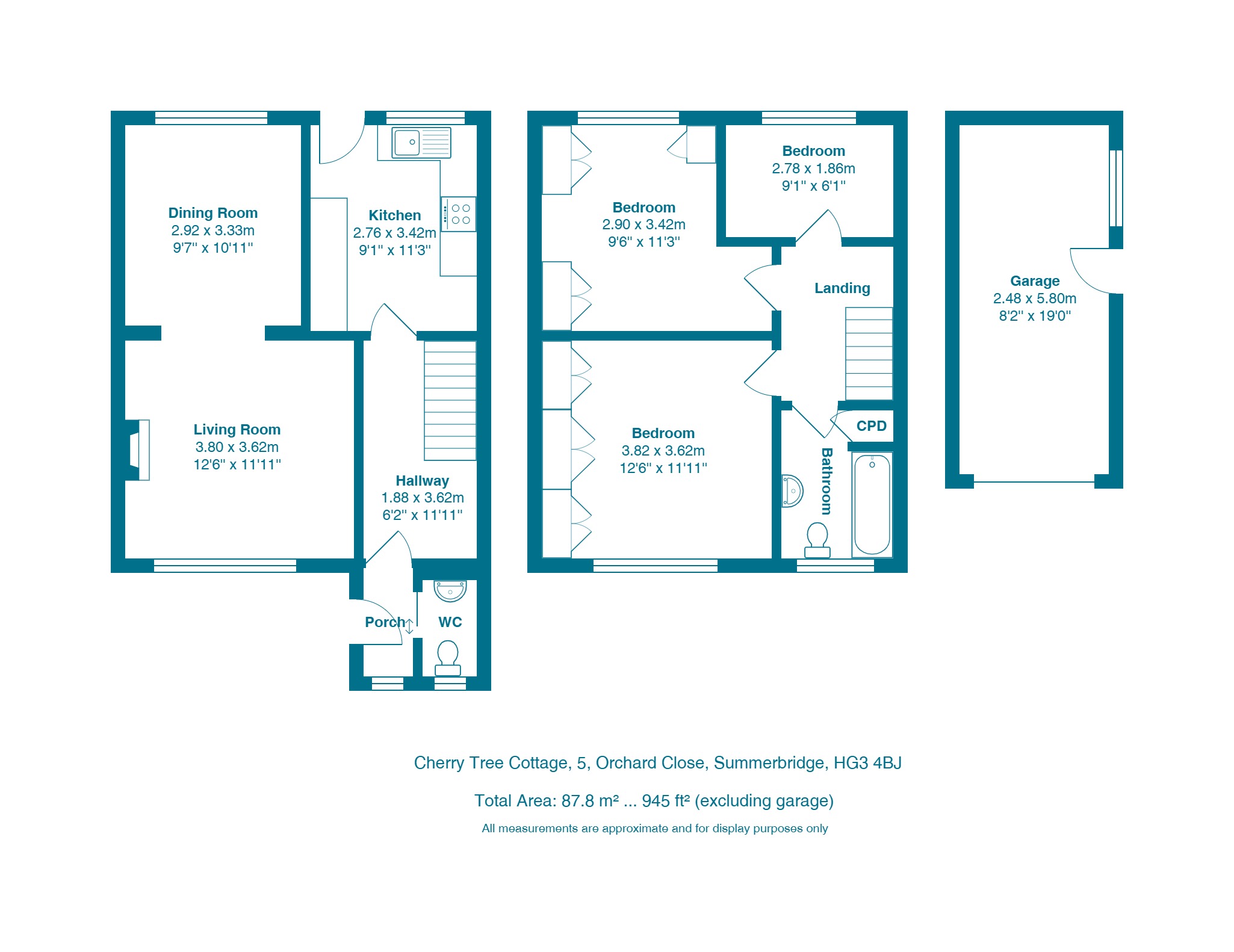 Orchard Close, Summerbridge floorplan