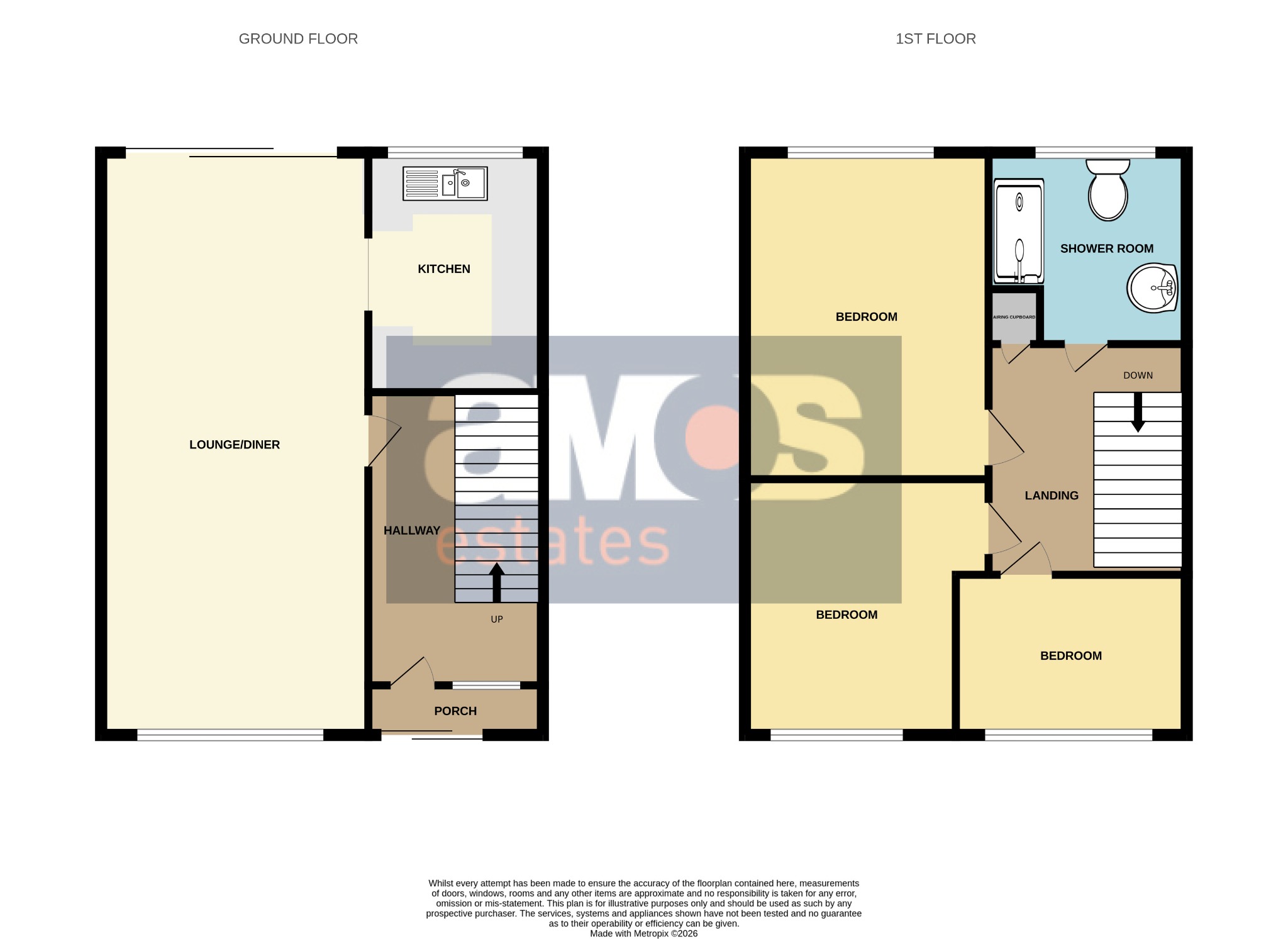 9 Briar Close, Hockley, Essex floorplan