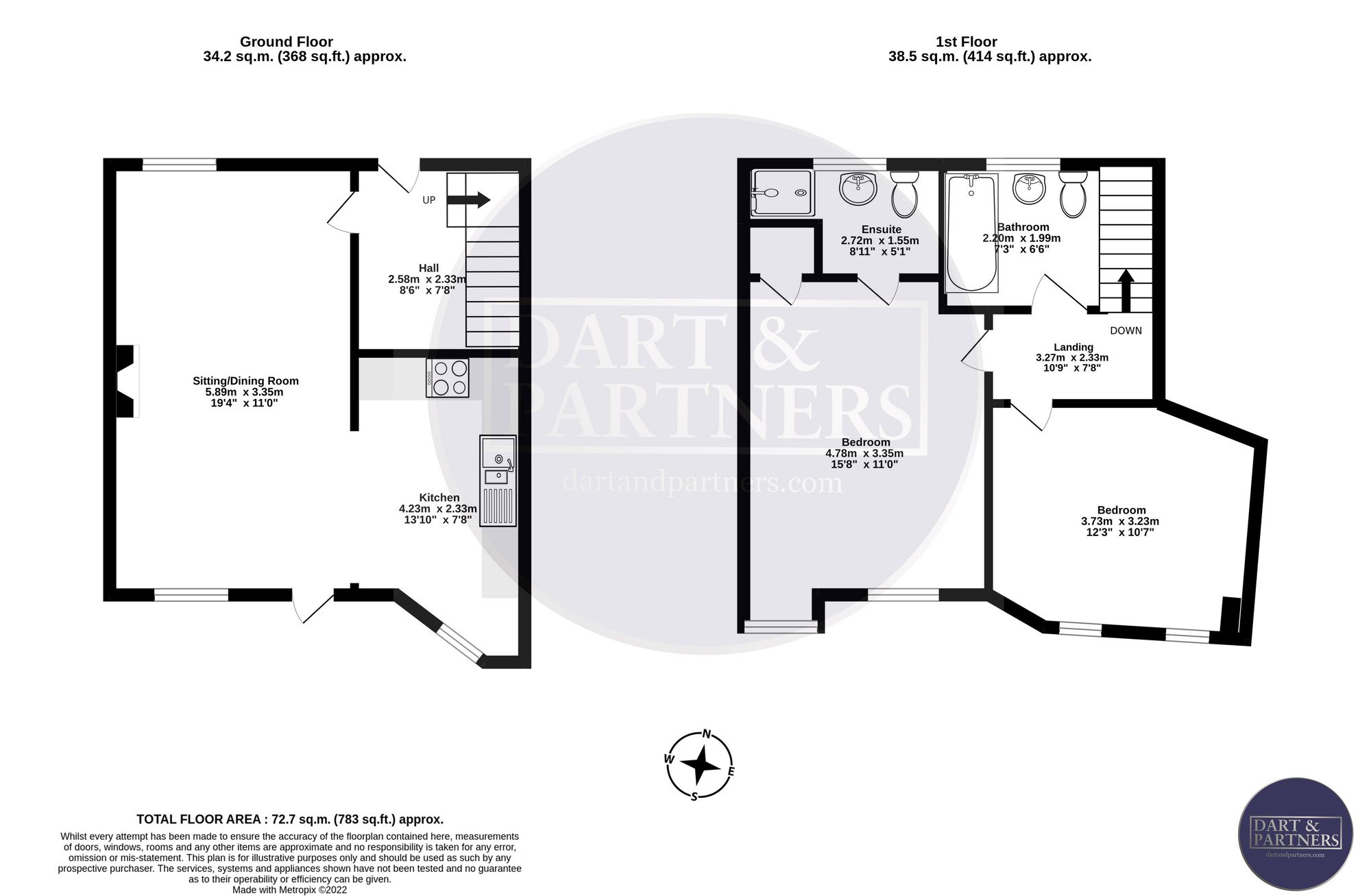 Flat 5, Leafield, Teignmouth floorplan