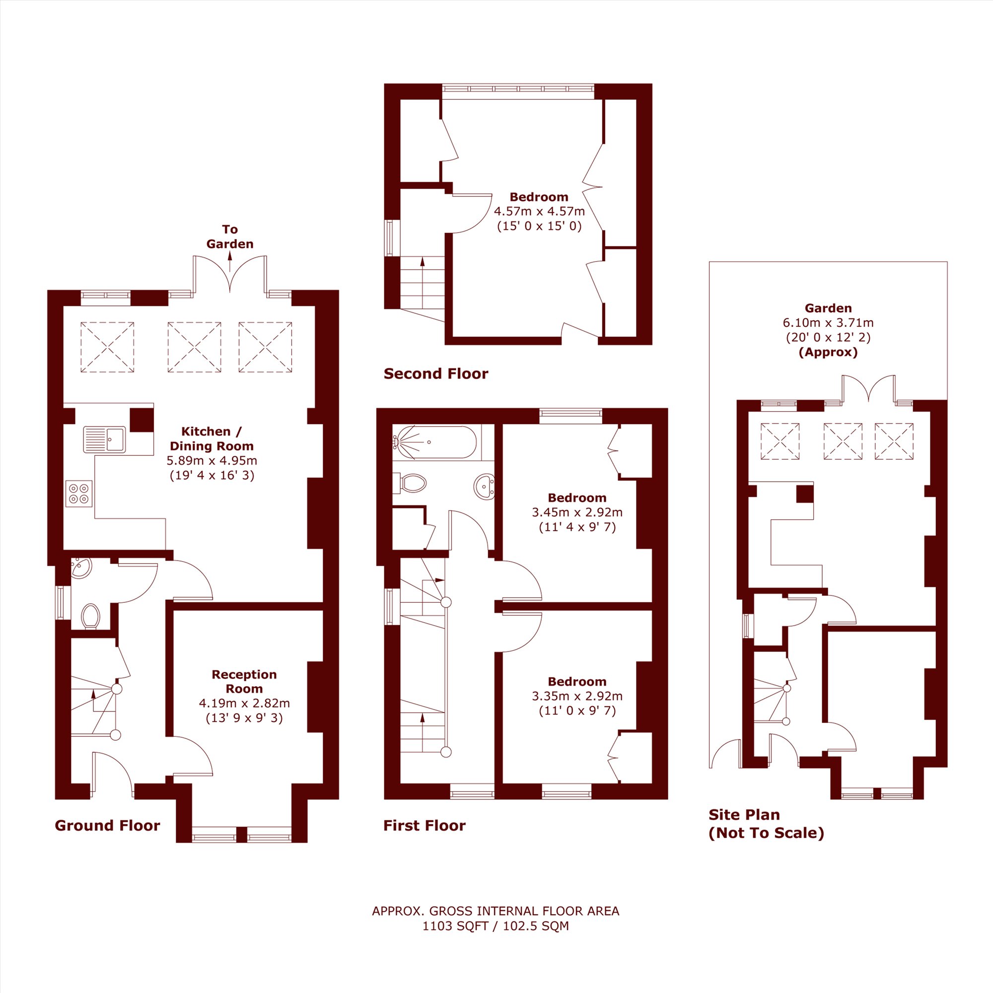 25, Grove Road, London floorplan