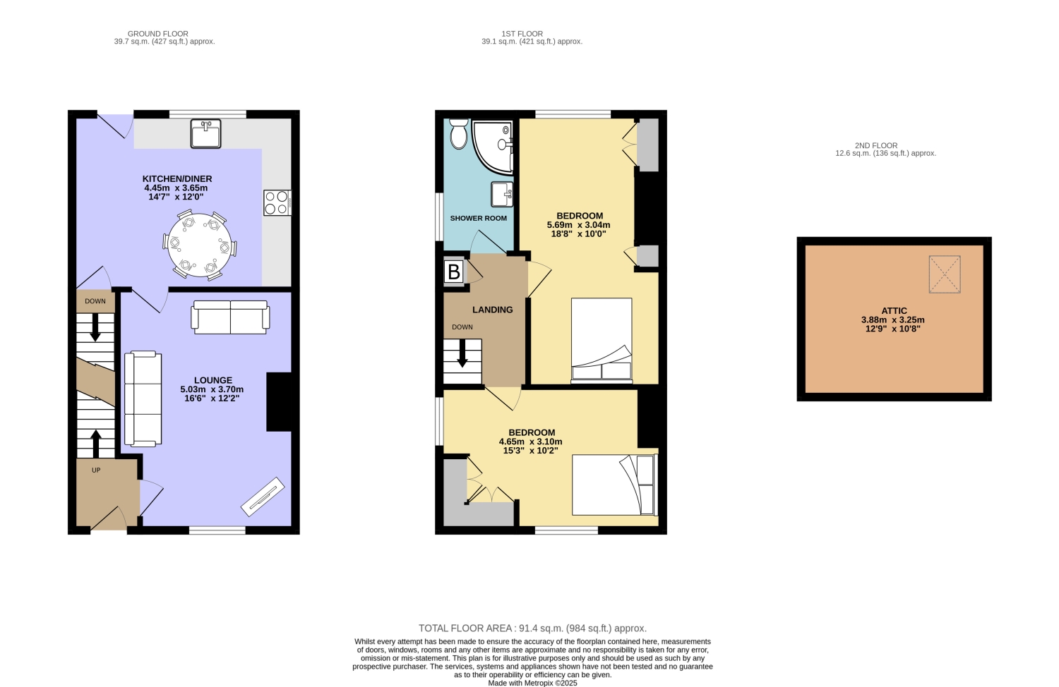 18, CROWTREES LANE, BRIGHOUSE floorplan