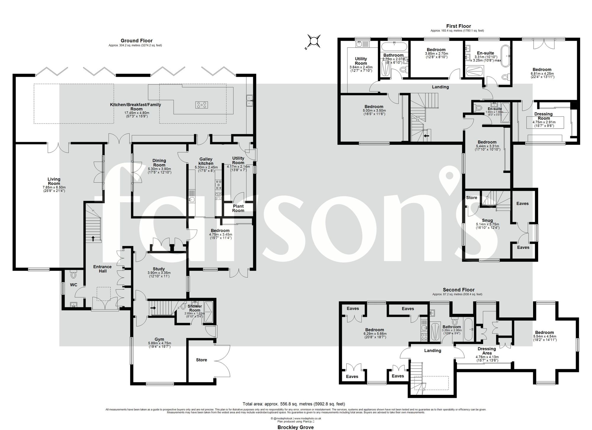 Ramblers Lodge Brockley Grove, Brentwood floorplan