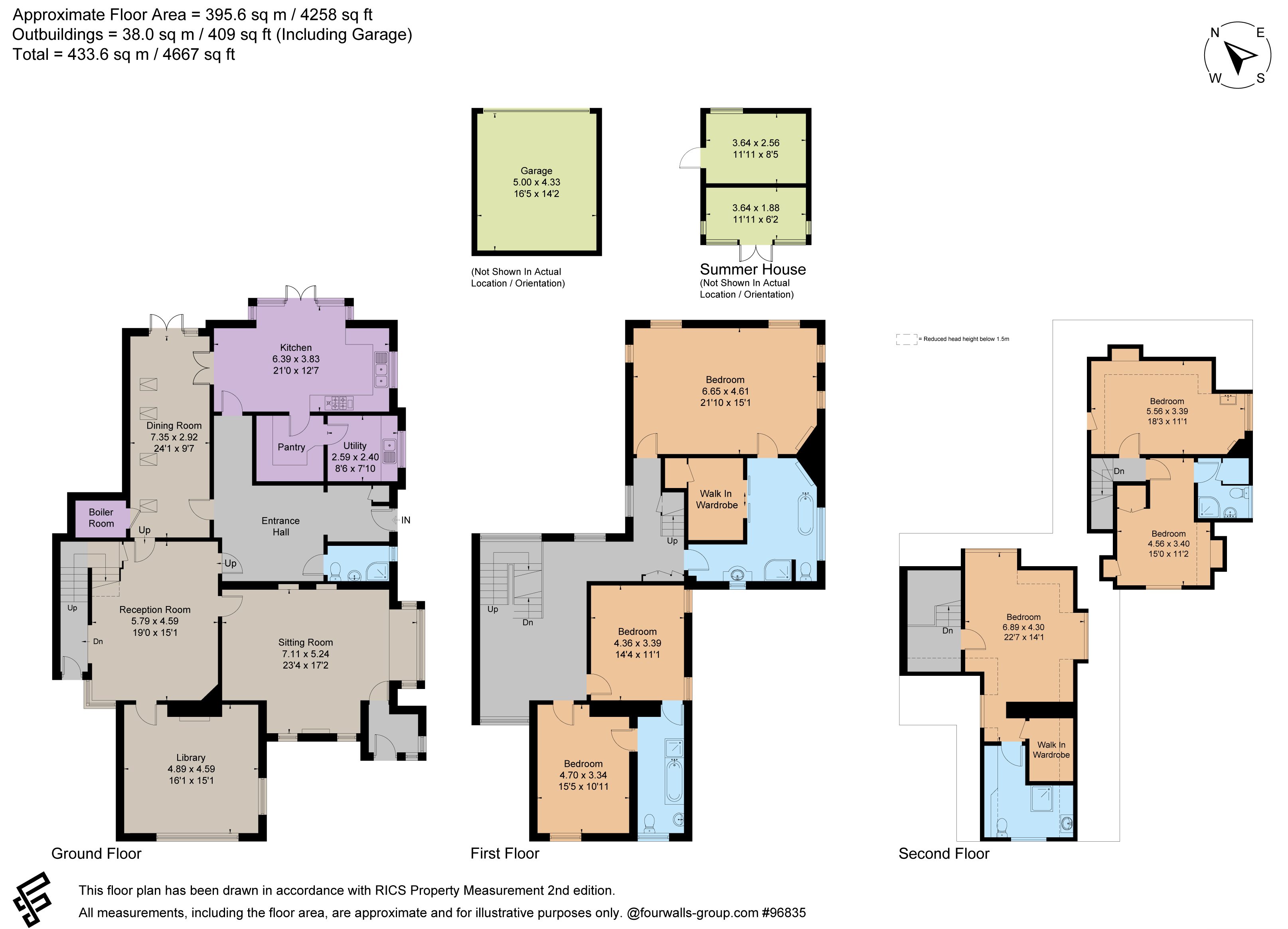 Lismoyne,, Brittains Lane, Kent floorplan