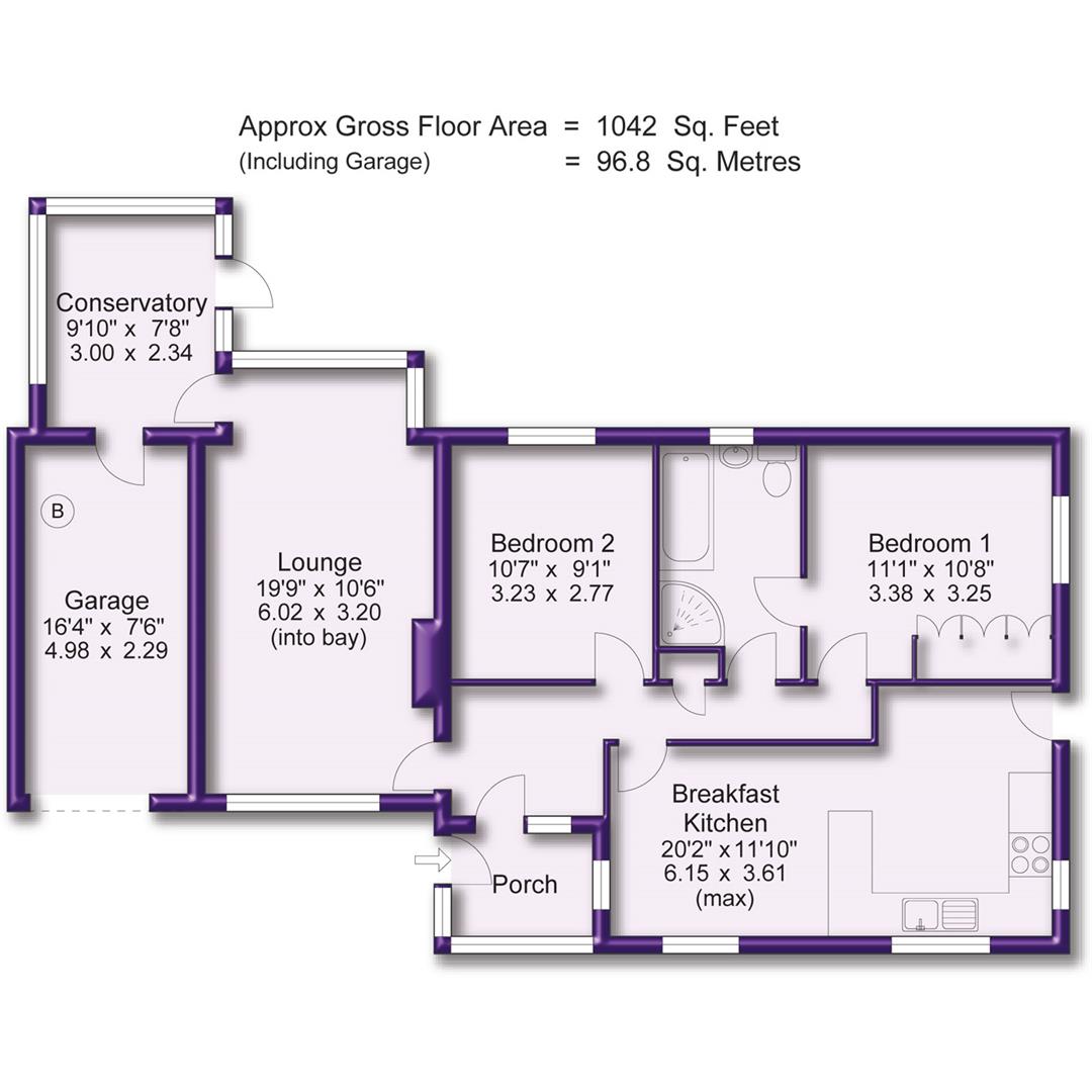 Coppice Avenue, Sale floorplan
