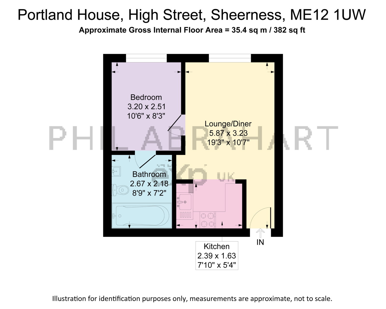 Portland House,Flat 3, High Street, Sheerness floorplan