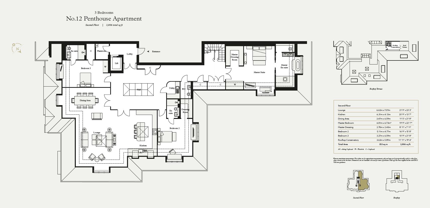 Birchcroft, Ascot floorplan