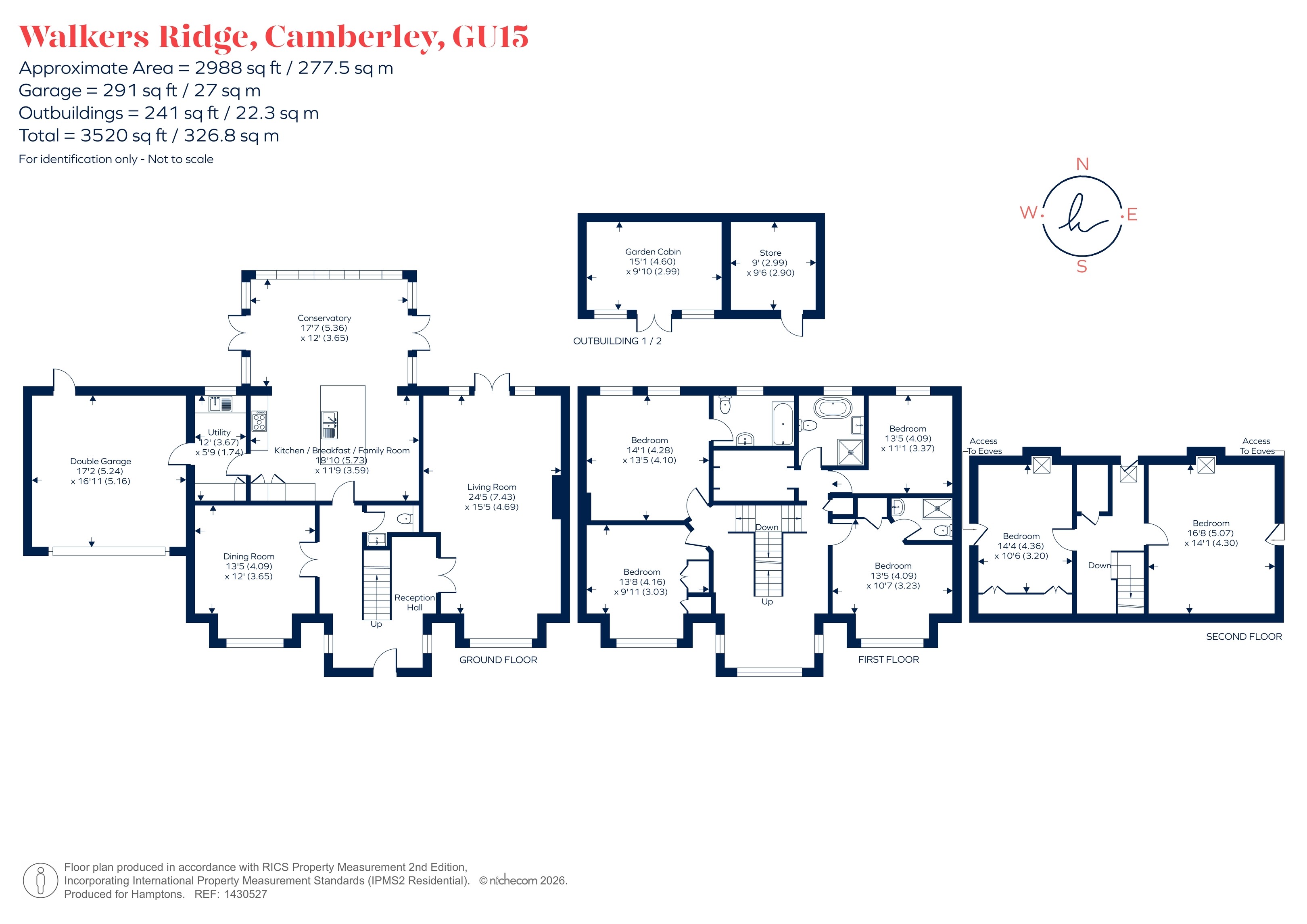 Fox Hill, 10, Walkers Ridge, Camberley floorplan