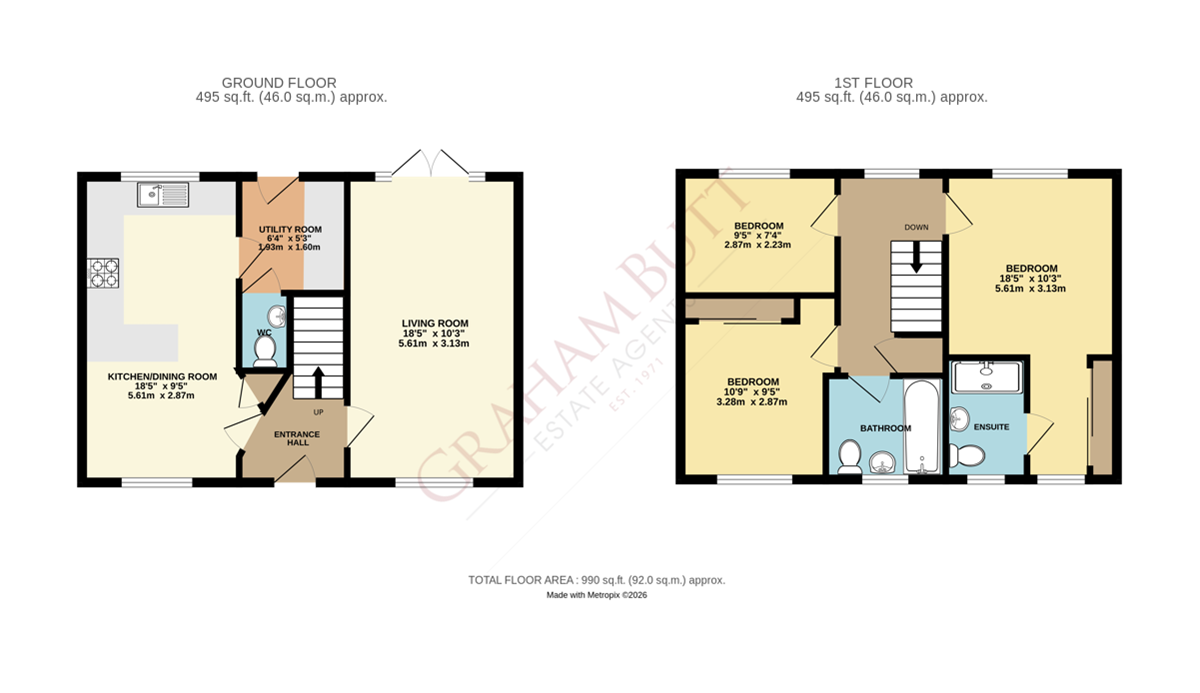 52, Kenney Drive, West Sussex floorplan