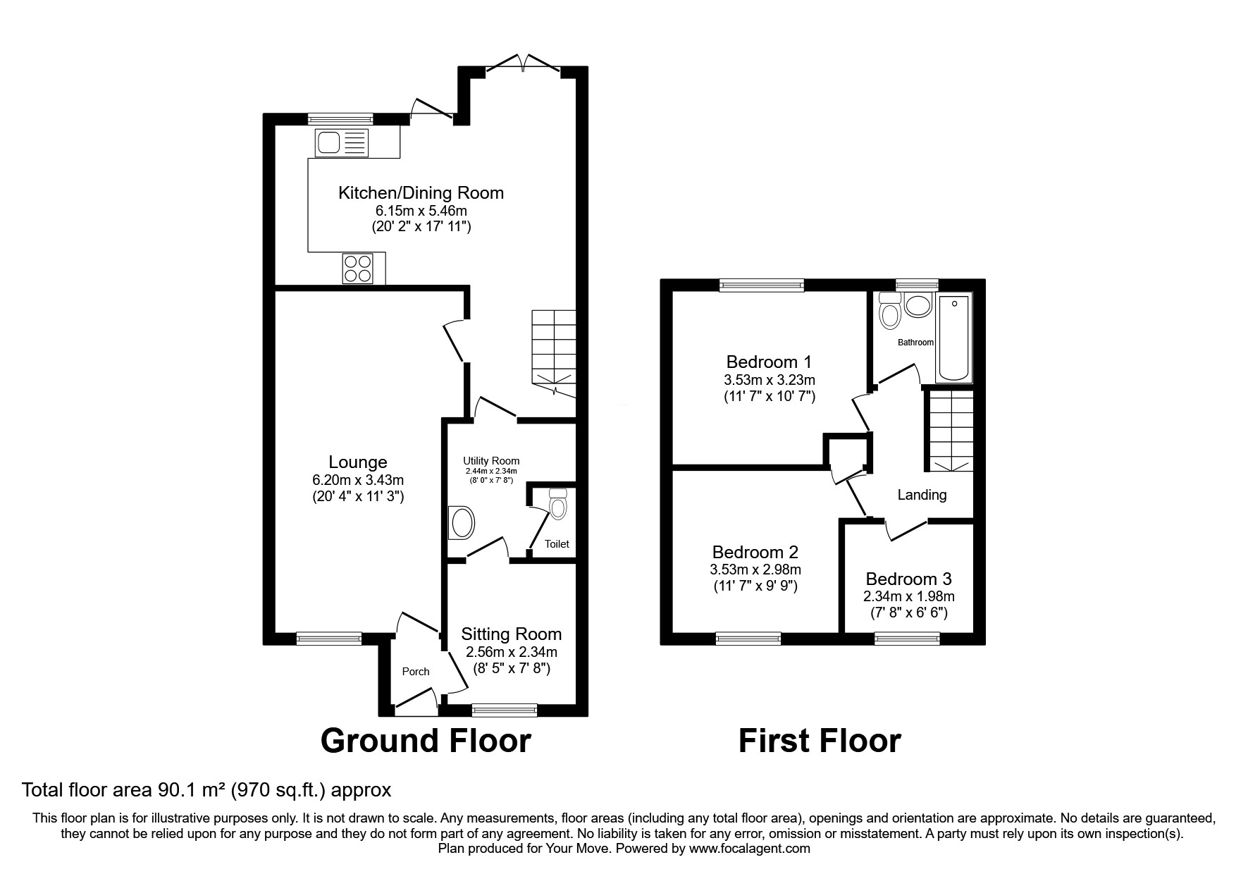 13, The Square, Wolverhampton floorplan