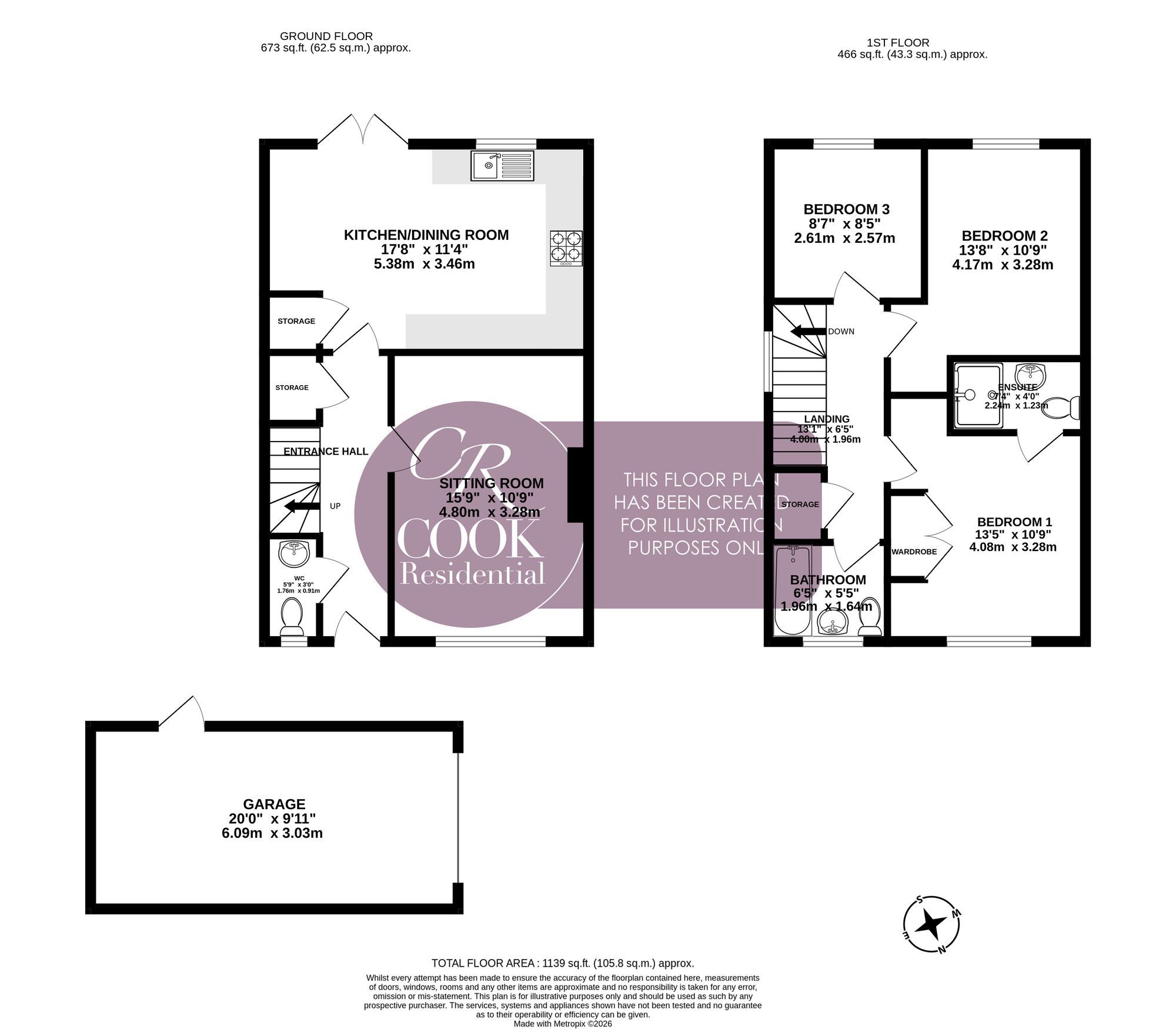 44 Valentine Road, Cheltenham floorplan