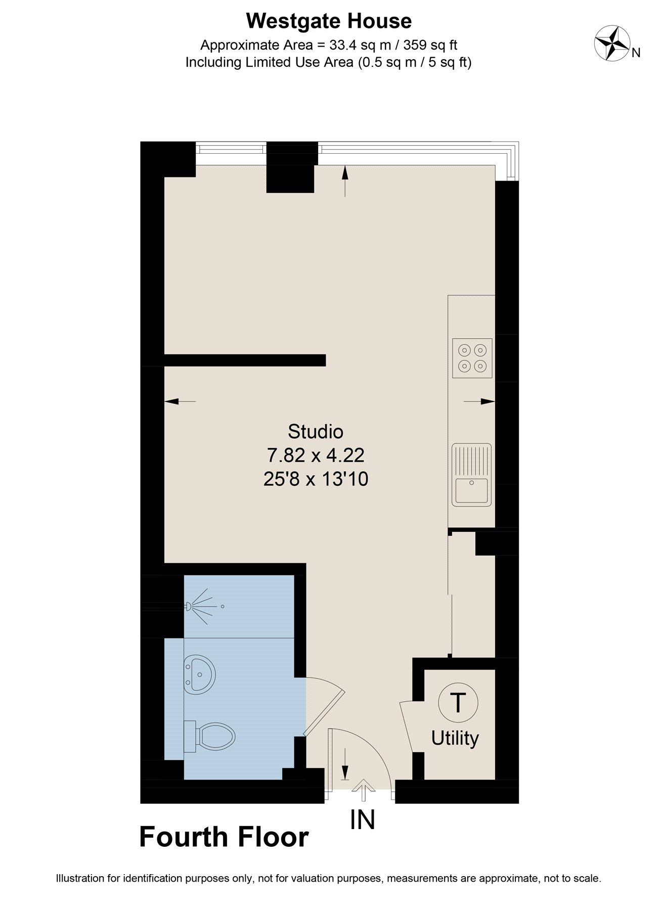 438 Westgate House,, West Gate, London floorplan