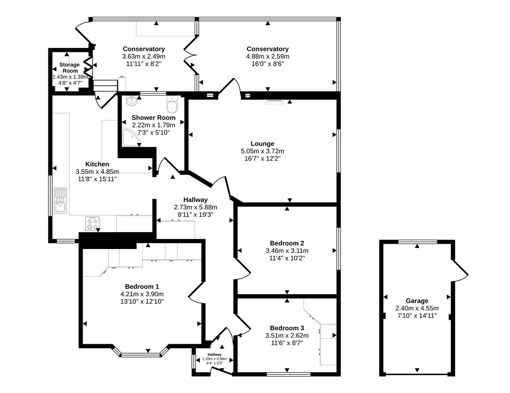 35, Church Road, HUNTINGDON floorplan