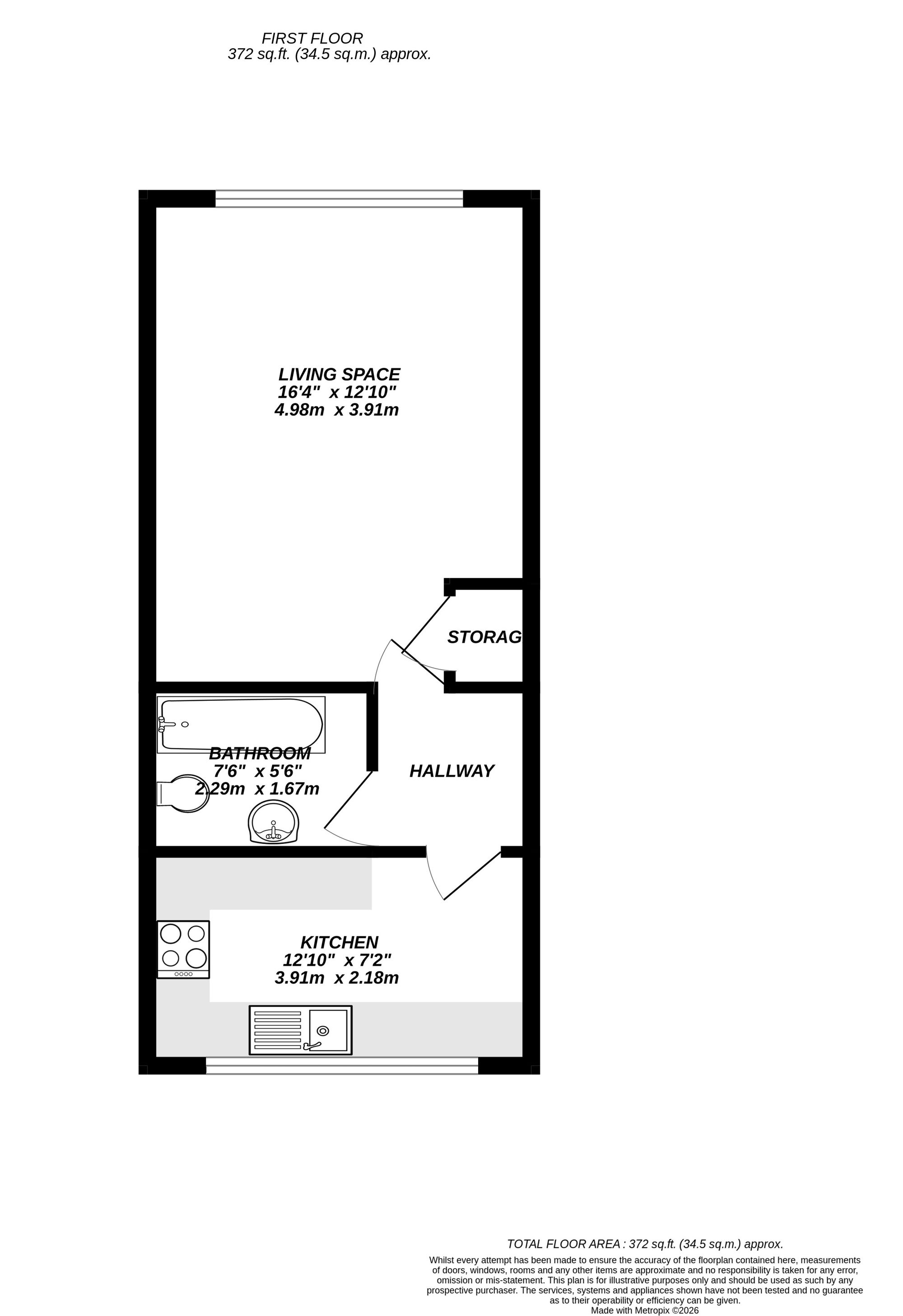 53 Colley House Whitehall Road, Uxbridge floorplan