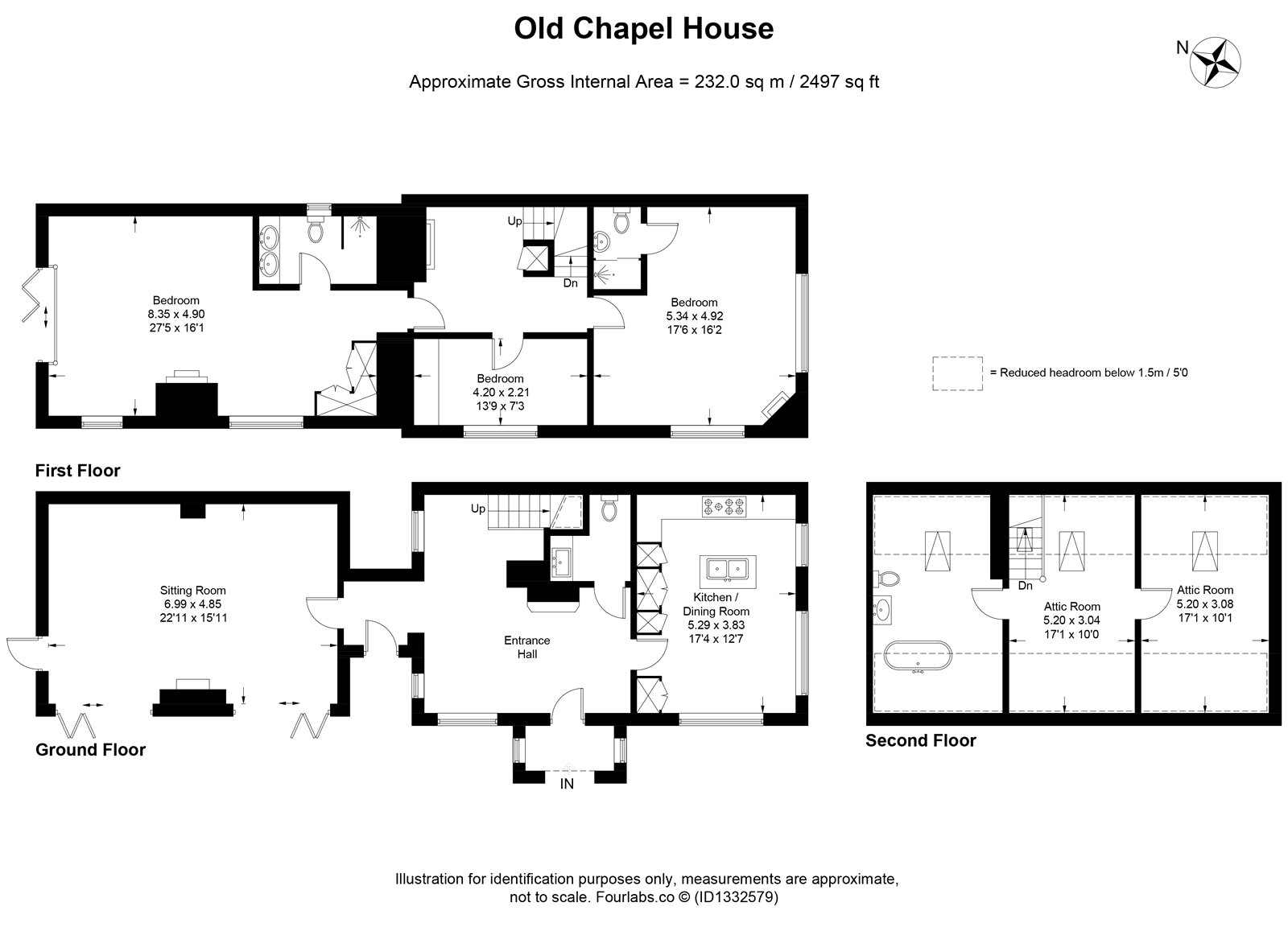 Old Chapel House,, High Street, Stanton floorplan