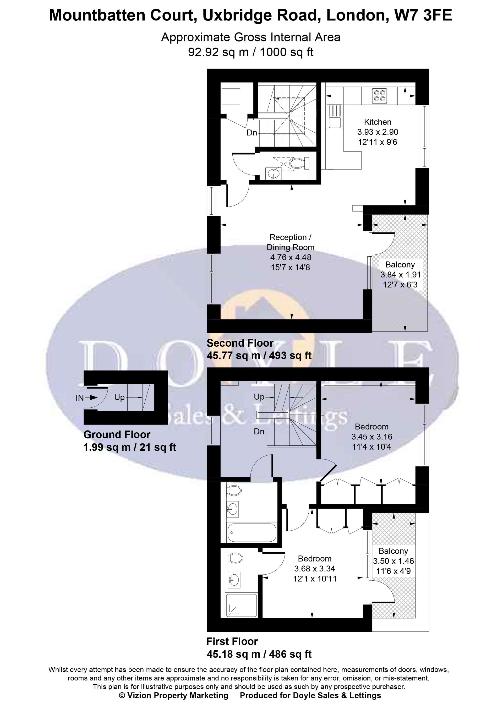Uxbridge Road, London floorplan