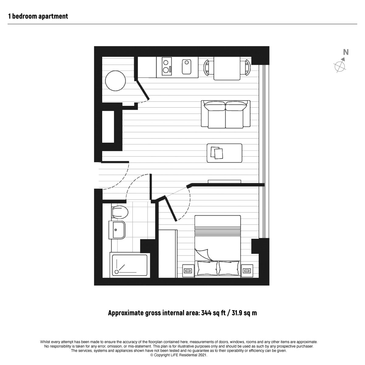 Flat 90, Pinnacle House, Home Park Mill Link, Kings Langley floorplan