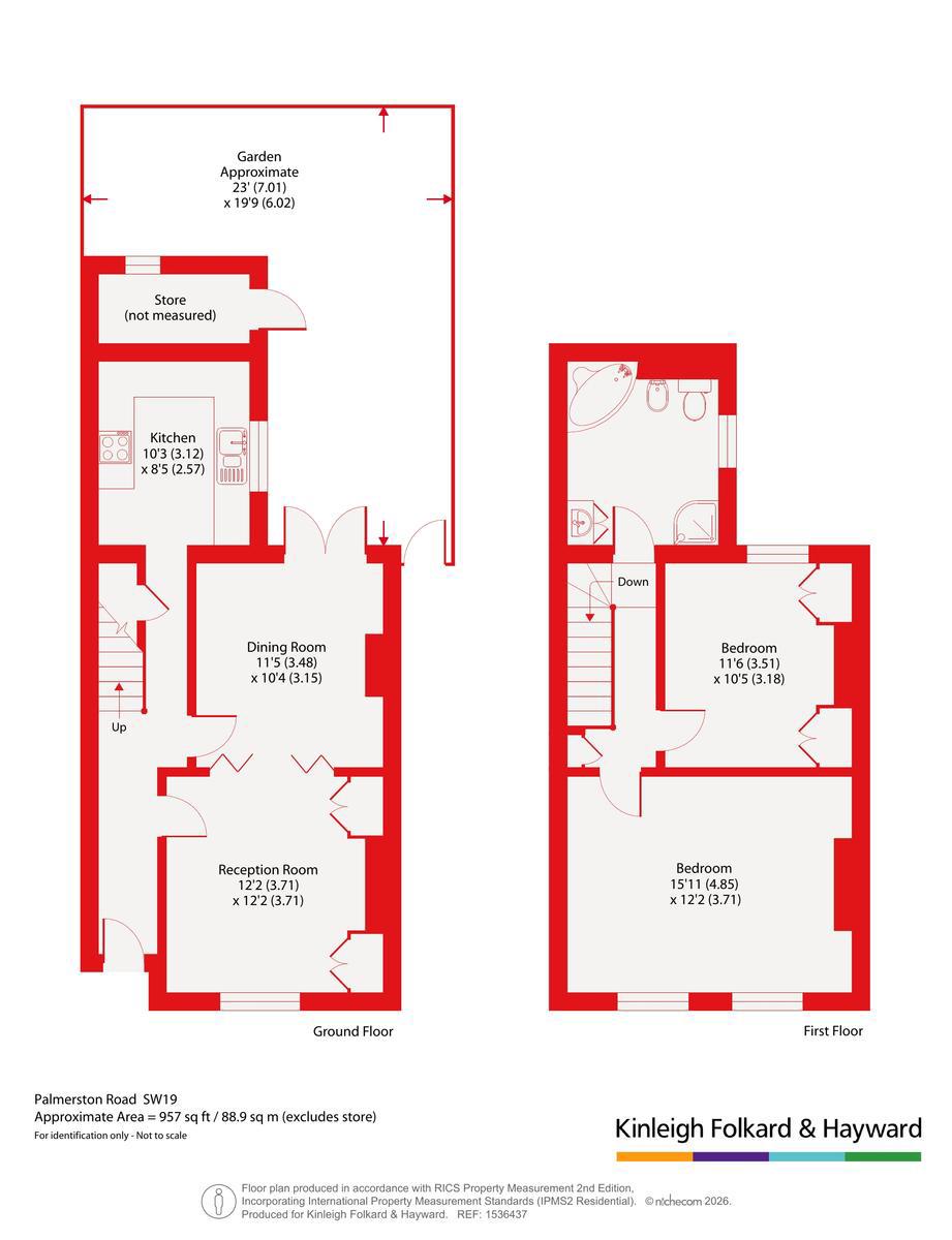 Palmerston Road, London floorplan