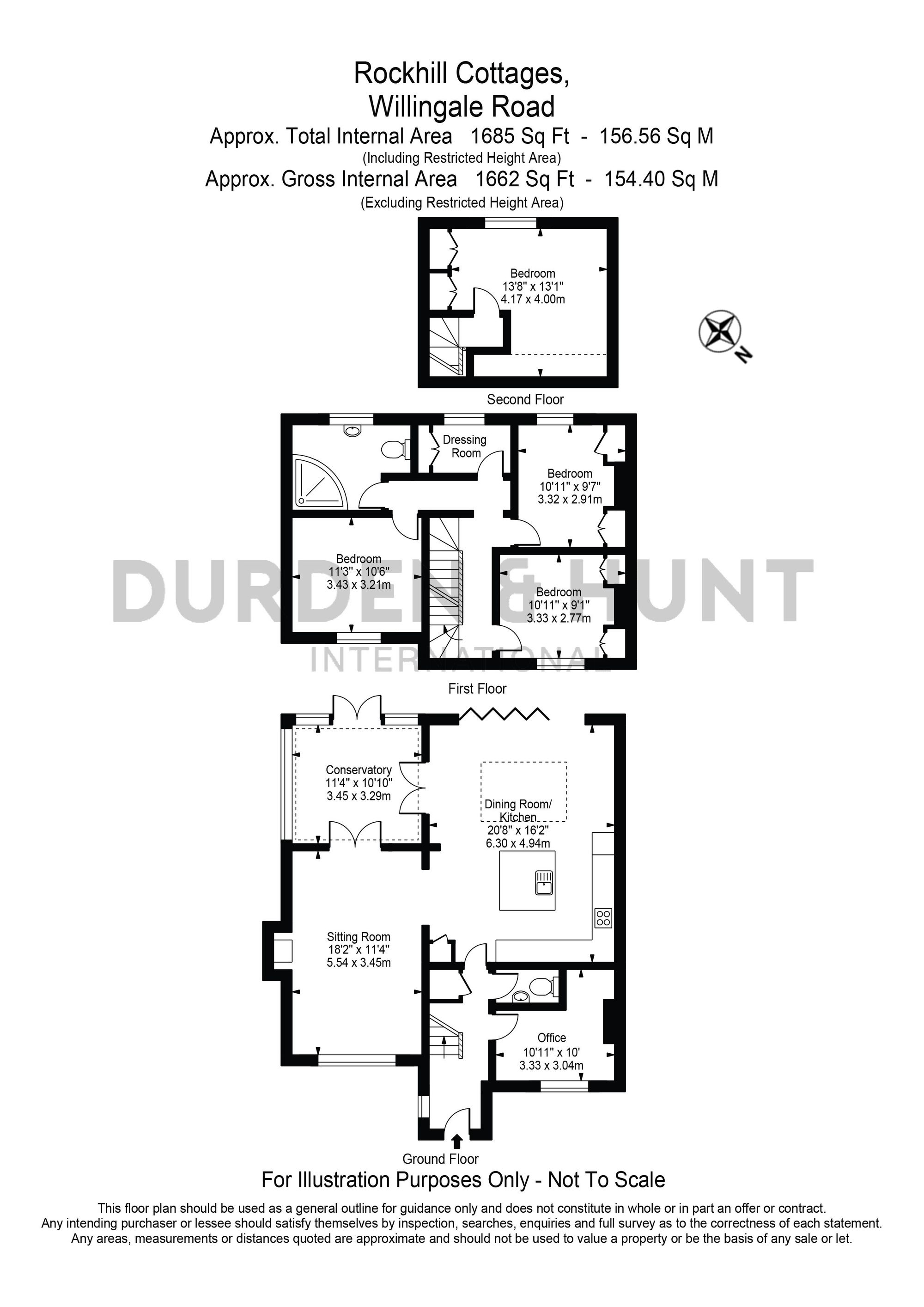 1 Rockhill Cottages Willingale Road, Ongar floorplan
