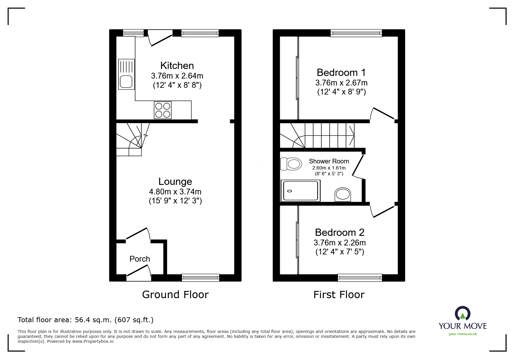 96, Hunters Oak, Hertfordshire floorplan