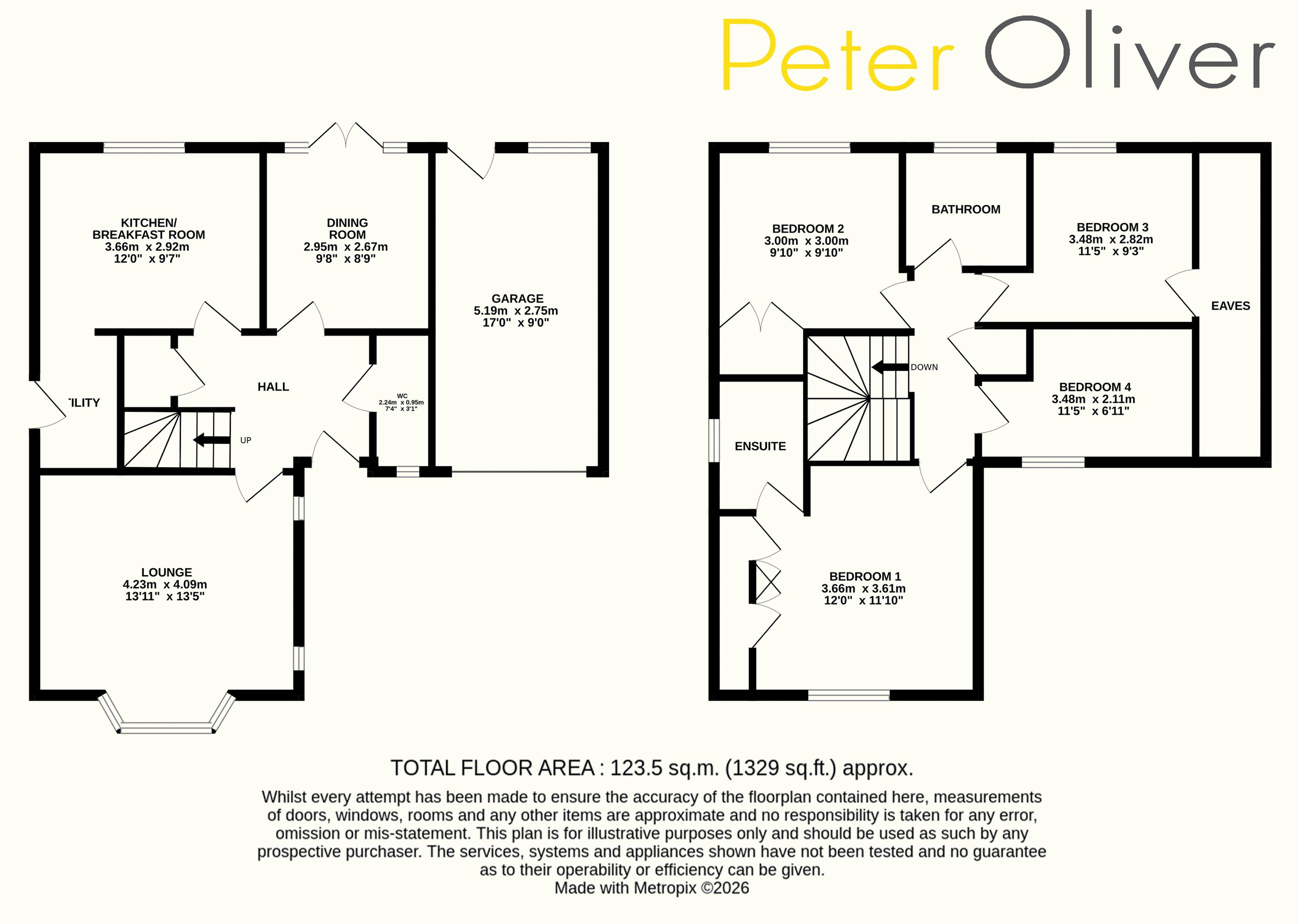 12, New Barn Lane, Ridgewood floorplan