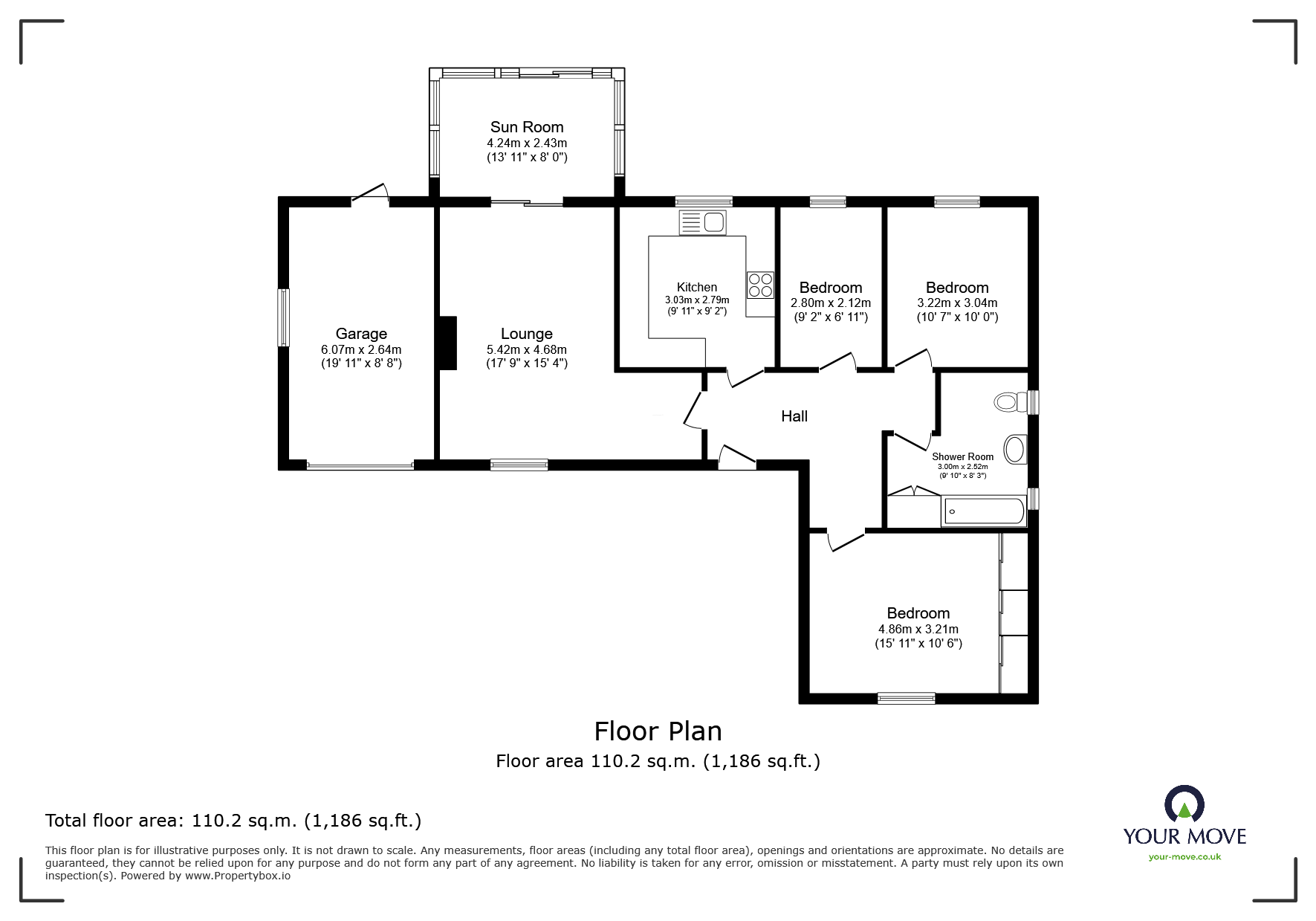 8, Derwent Close, Lincoln floorplan