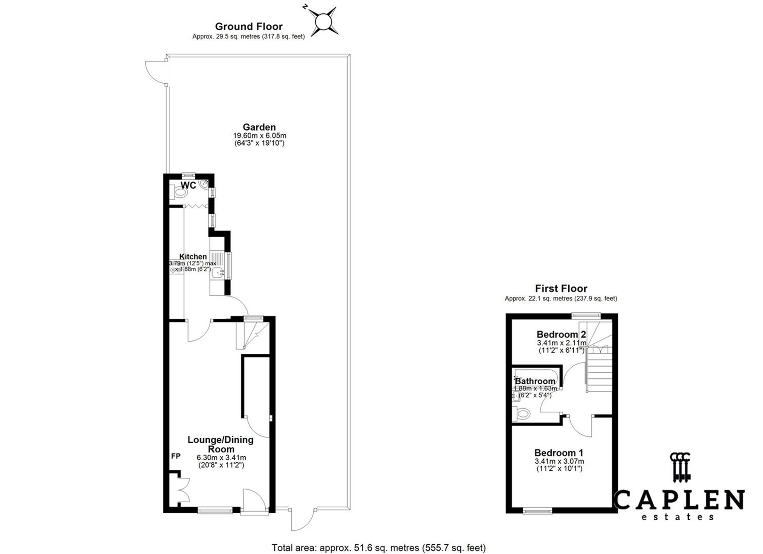 9, Old Savills Cottages, Chigwell floorplan