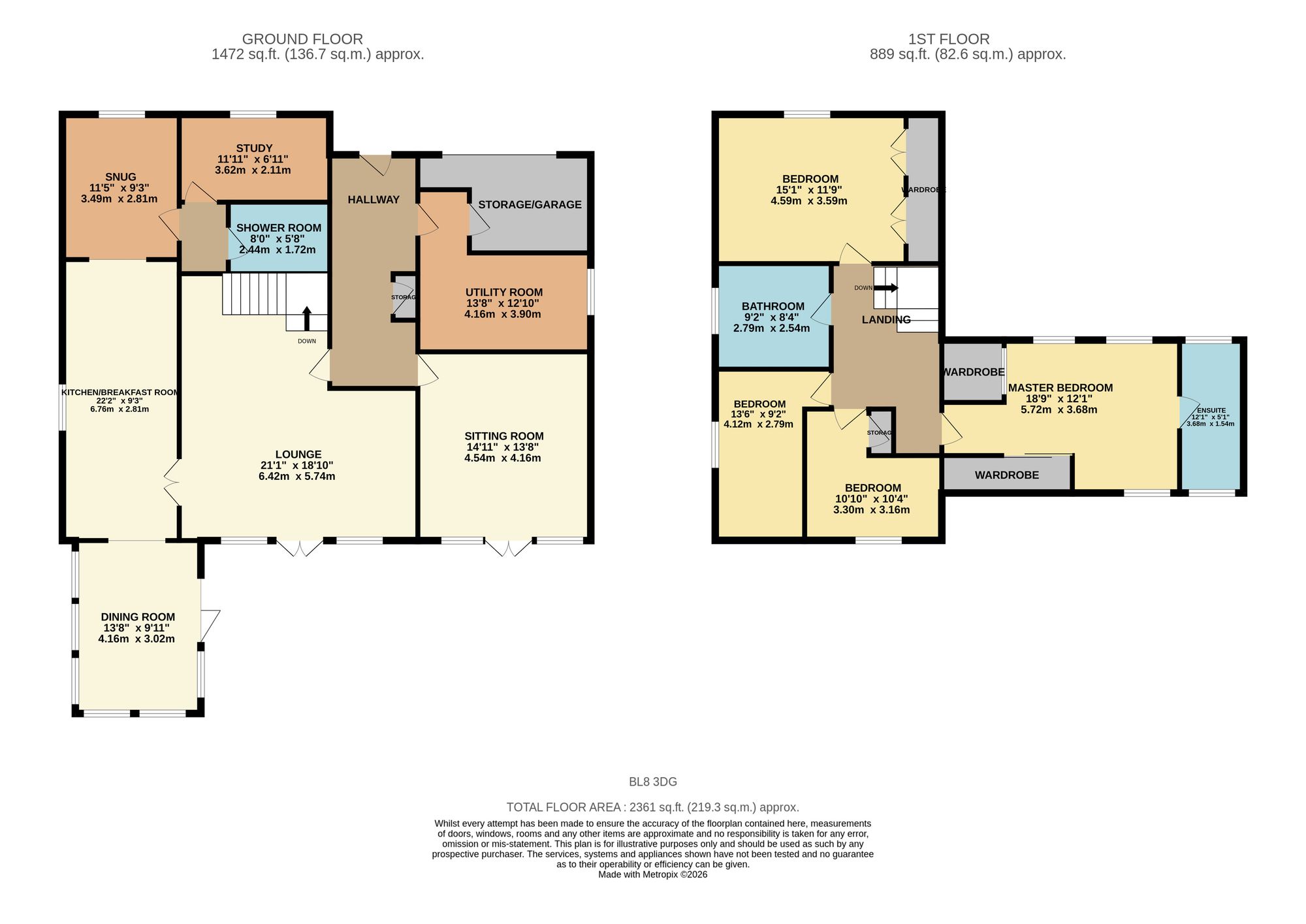 18, Slaidburn Drive, Bury floorplan