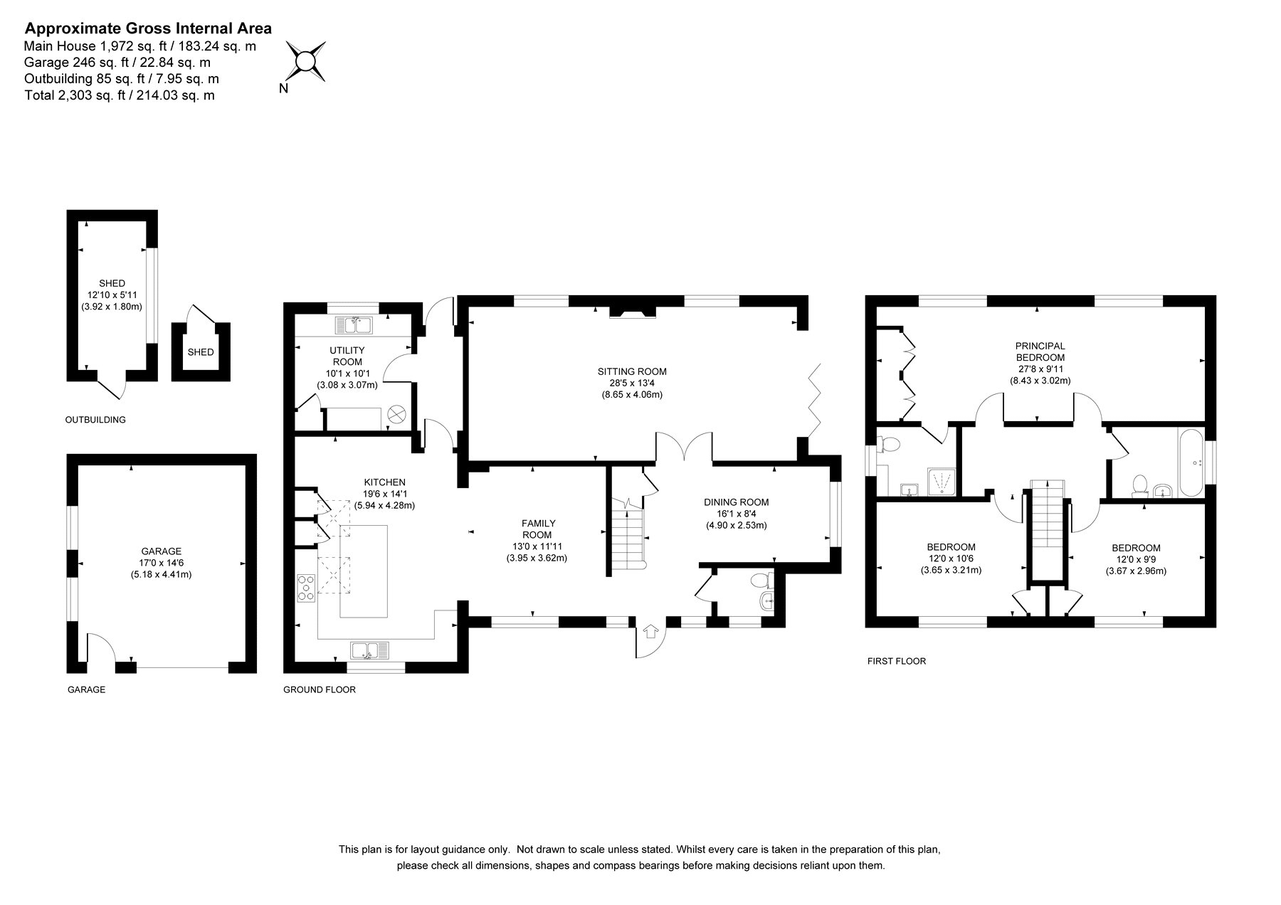 Heatherton,, Church Lane, Woking floorplan