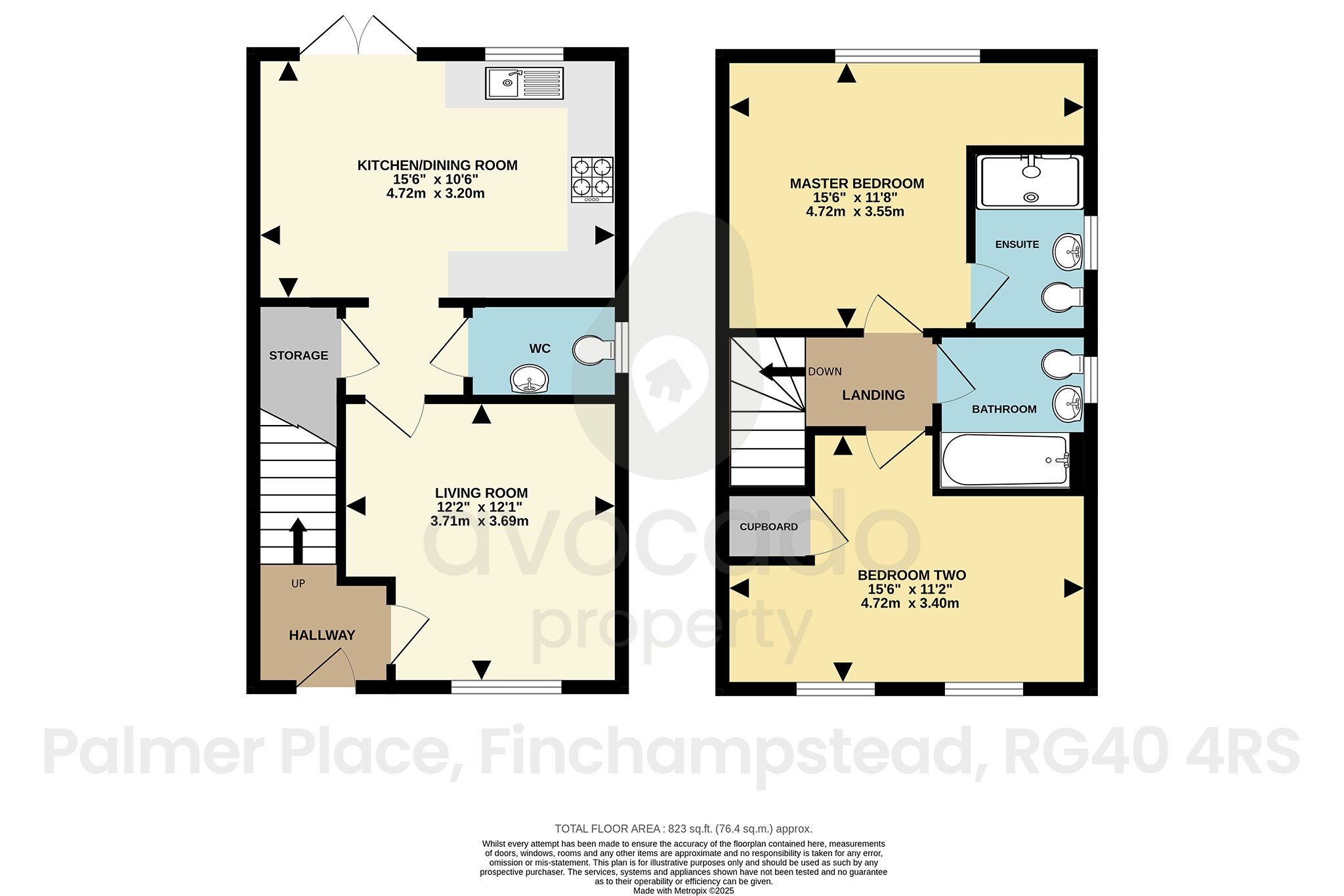 2 Palmer Place, Finchampstead, Berkshire floorplan