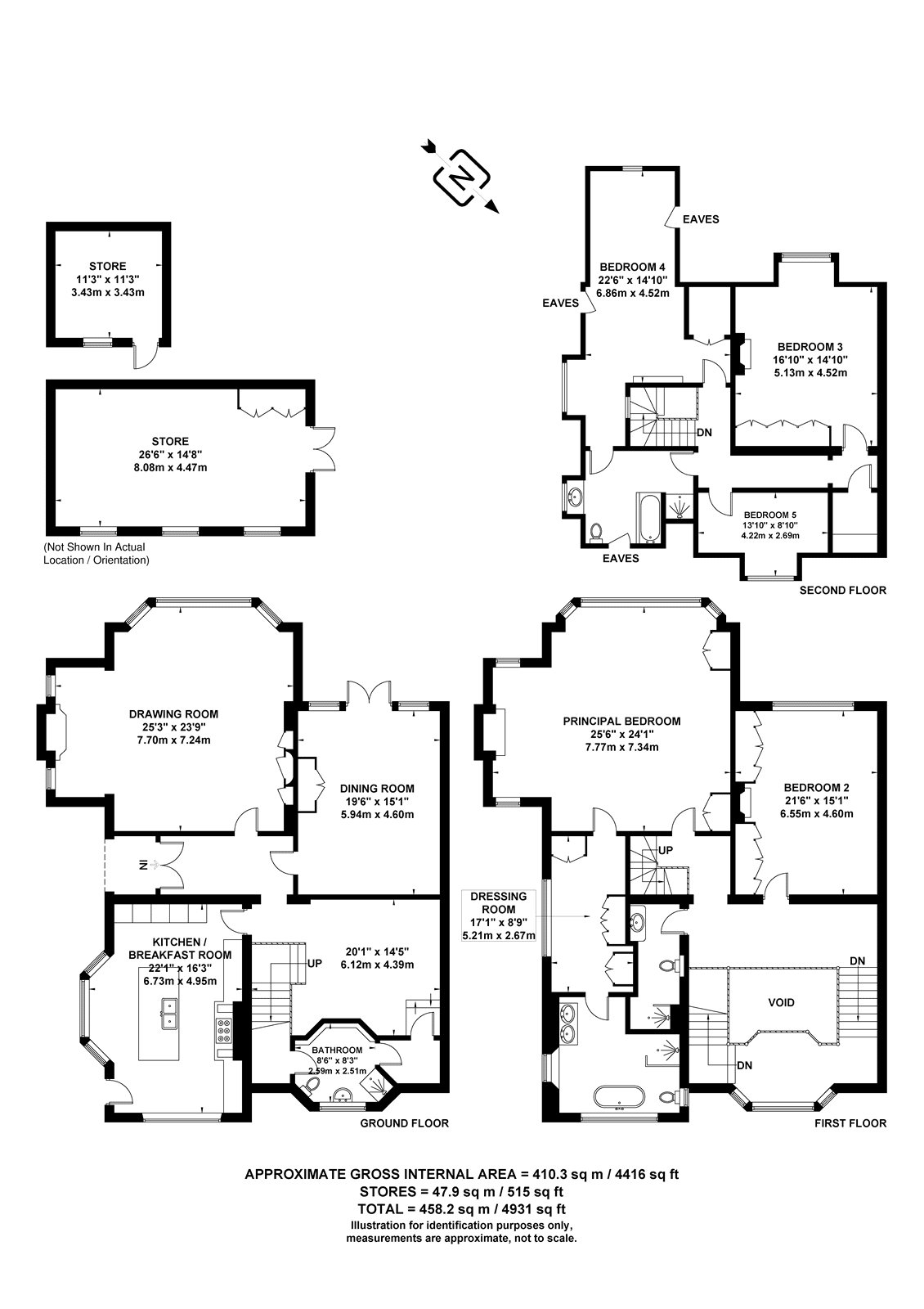 Holland Hill, Weybridge floorplan