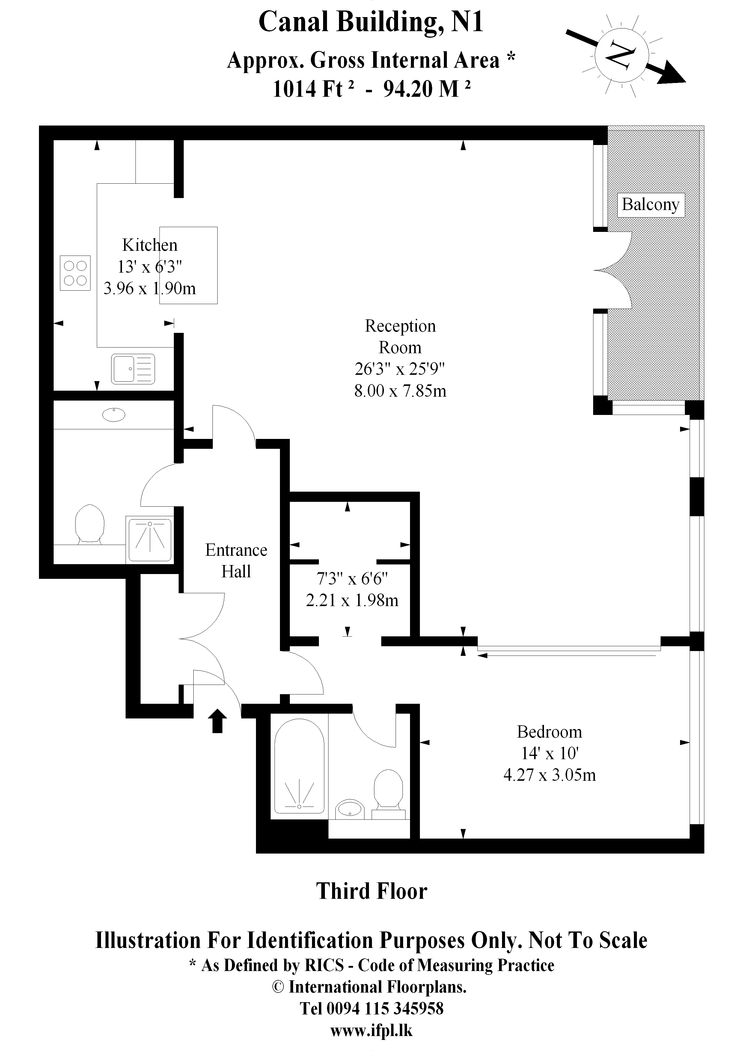 1 Bedrooms Flat to rent in Shepherdess Walk, London N1