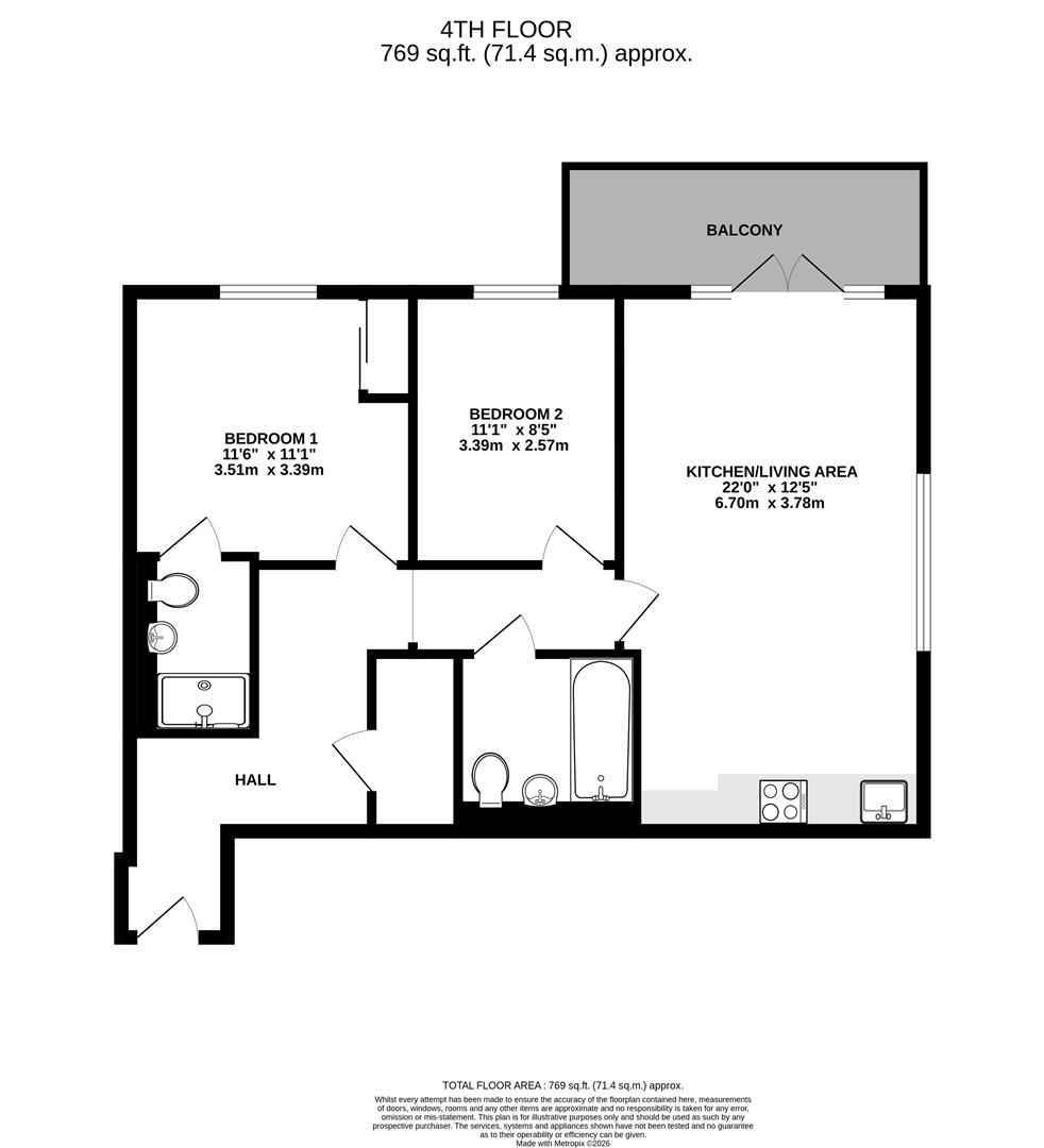36, Clovelly Court, 10 Wintegreen Boulevard, West Drayton floorplan