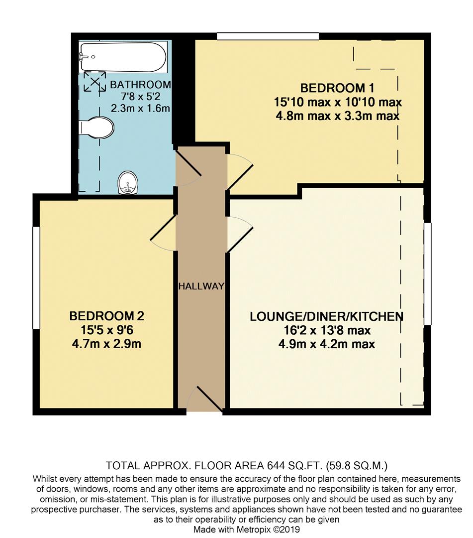 Wimborne Road, Moordown, Bournemouth BH9, 2 bedroom flat for sale
