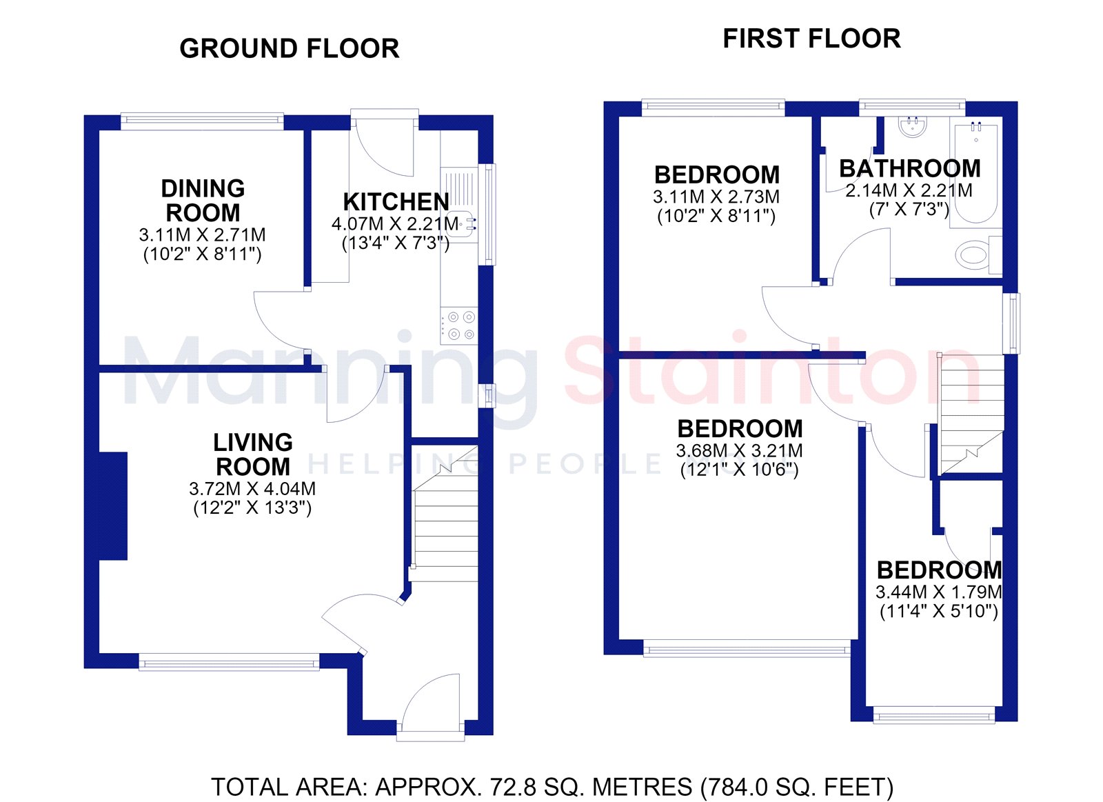 52, Raynville Avenue, West Yorkshire floorplan