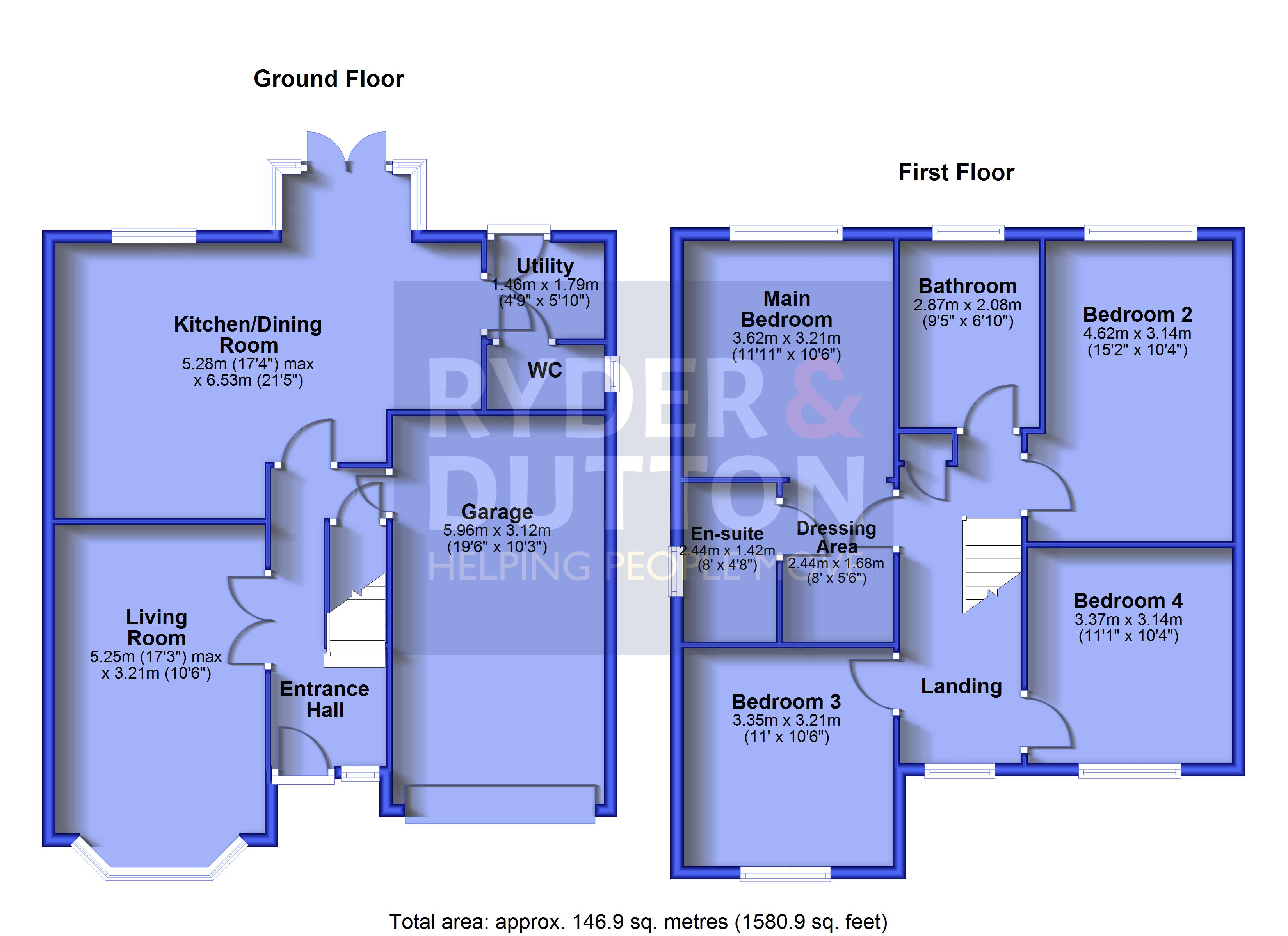 12, Cote View, Huddersfield floorplan